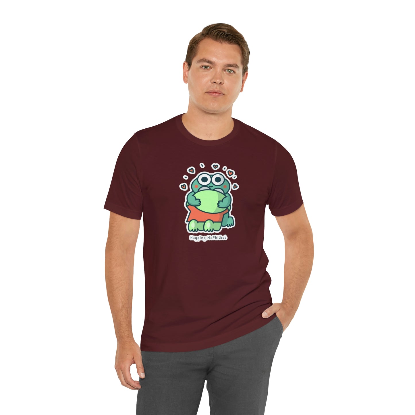 Hugging McPhilbob Unisex Jersey Short Sleeve Tee