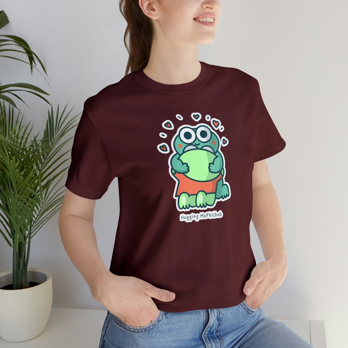 Hugging McPhilbob Unisex Jersey Short Sleeve Tee