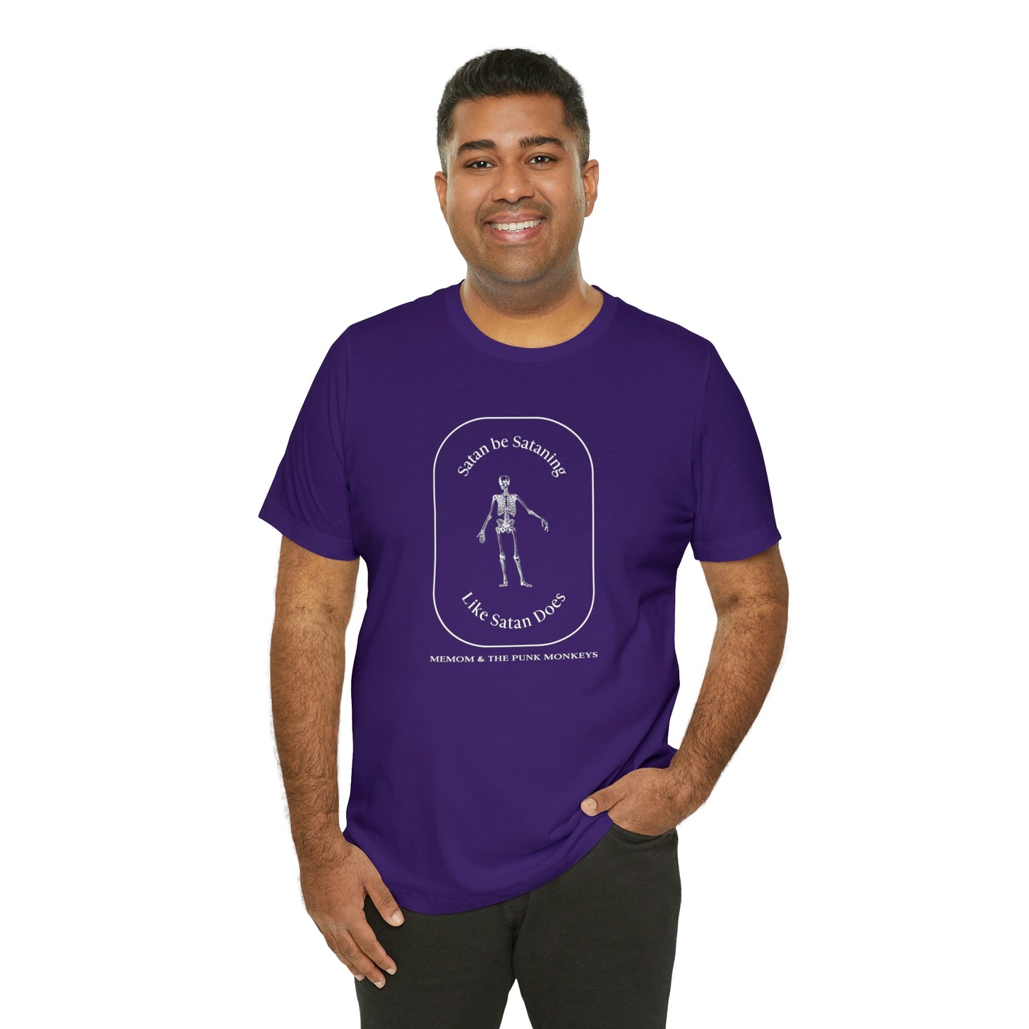Satan Be Sataning Like Satan Does, Unisex Jersey Short Sleeve Tee