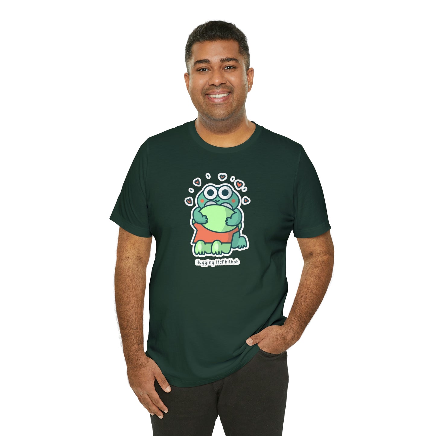 Hugging McPhilbob Unisex Jersey Short Sleeve Tee