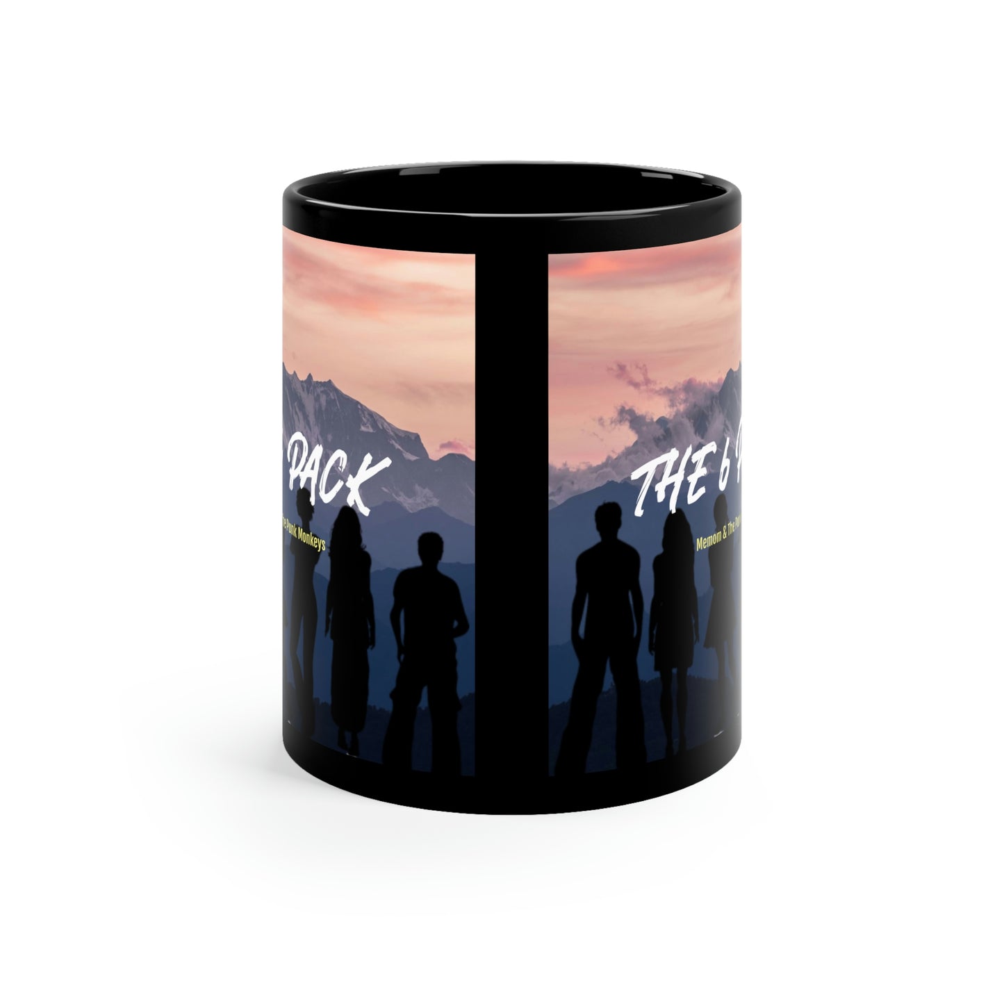 The 6 Pack 11oz Black Mug