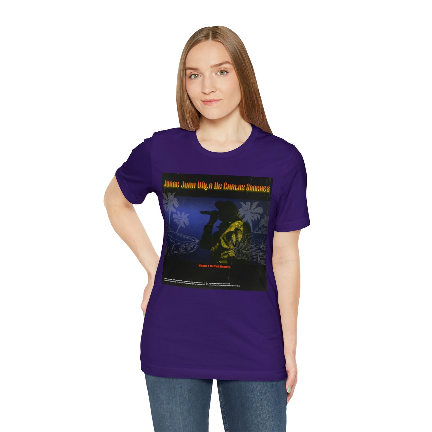 Jorge Juan Villa De Carlos Sanchez Unisex Jersey Short Sleeve Tee