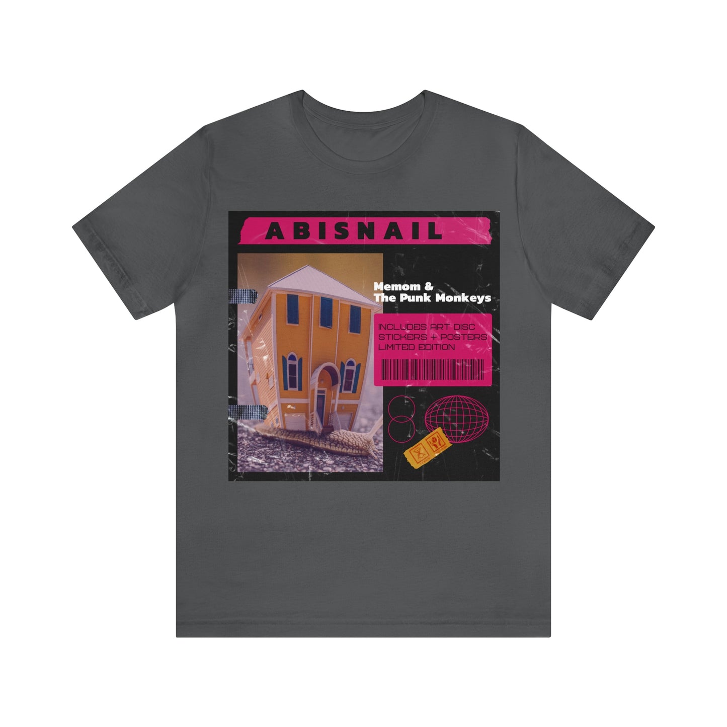 Abisnail Unisex Jersey Short Sleeve Tee