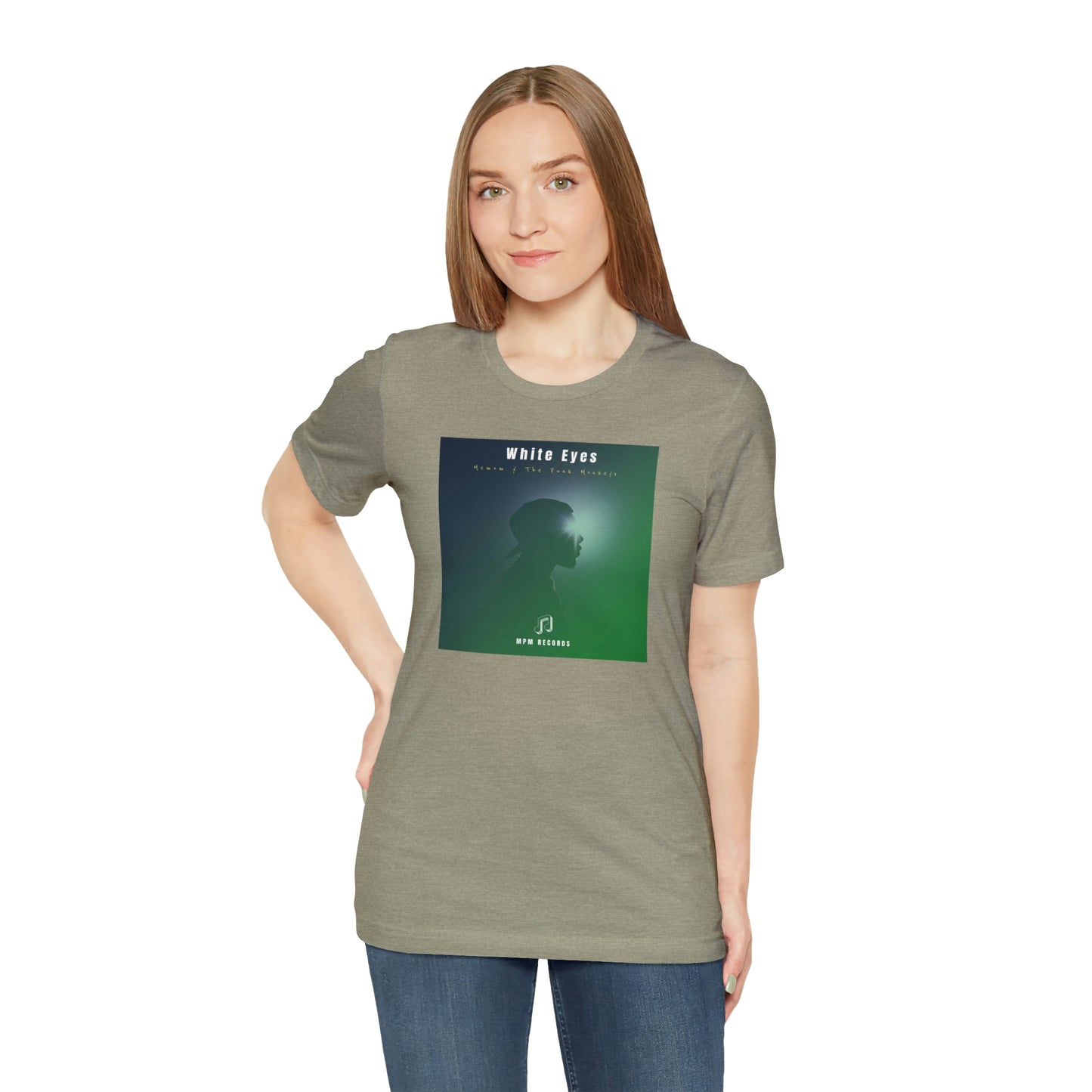 White Eyes Unisex Jersey Short Sleeve Tee