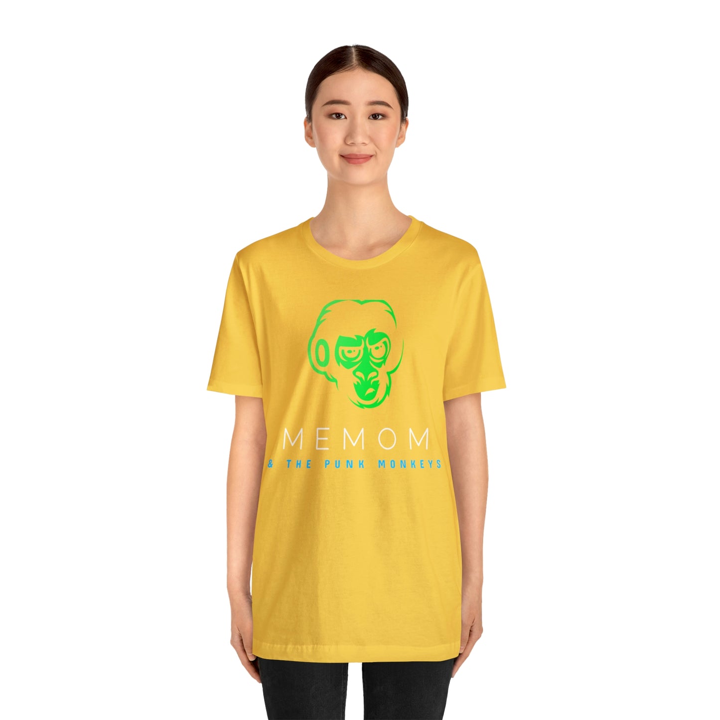 Memom and the Punk Monkeys Logo Unisex Jersey Short Sleeve Tee