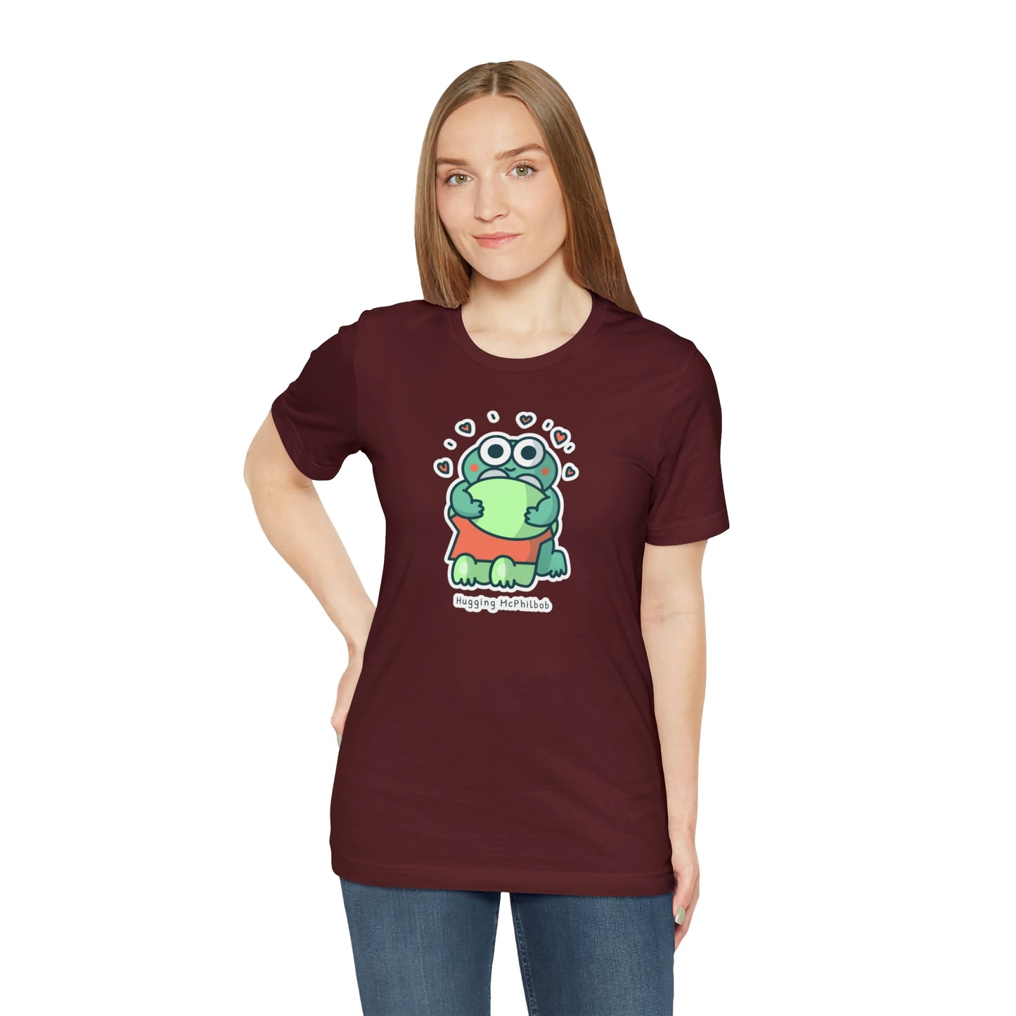 Hugging McPhilbob Unisex Jersey Short Sleeve Tee