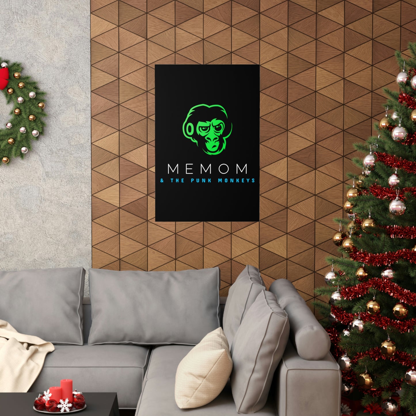 Memom & The Punk Monkeys Premium Matte vertical posters