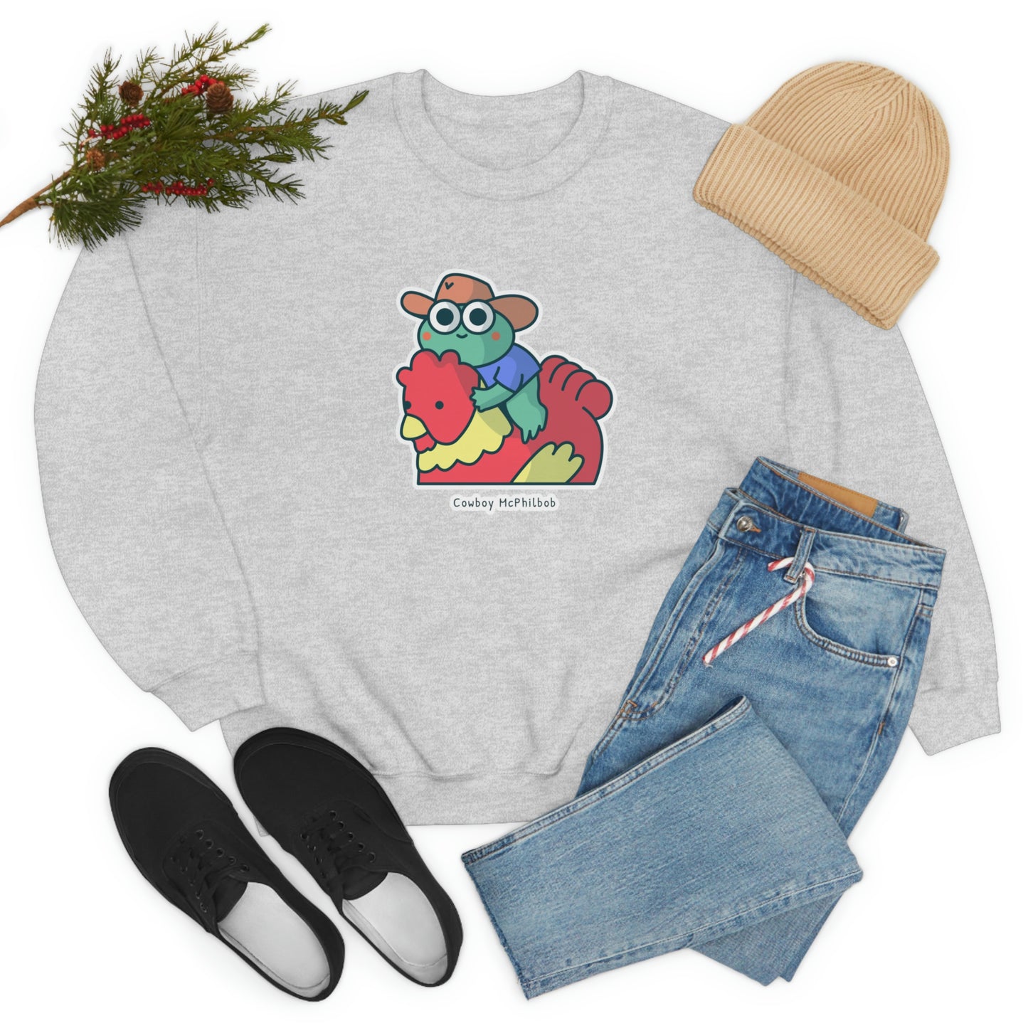 Cowboy McPhilbob Unisex Heavy Blend™ Crewneck Sweatshirt