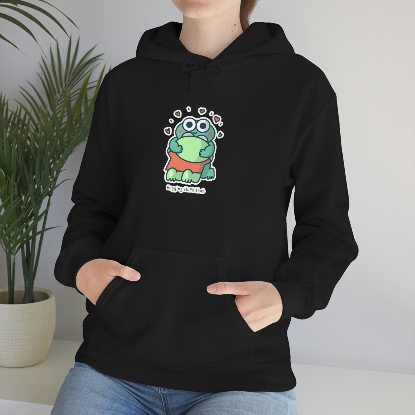 Hugging McPhilbob Unisex Heavy Blend™ Hooded Sweatshirt
