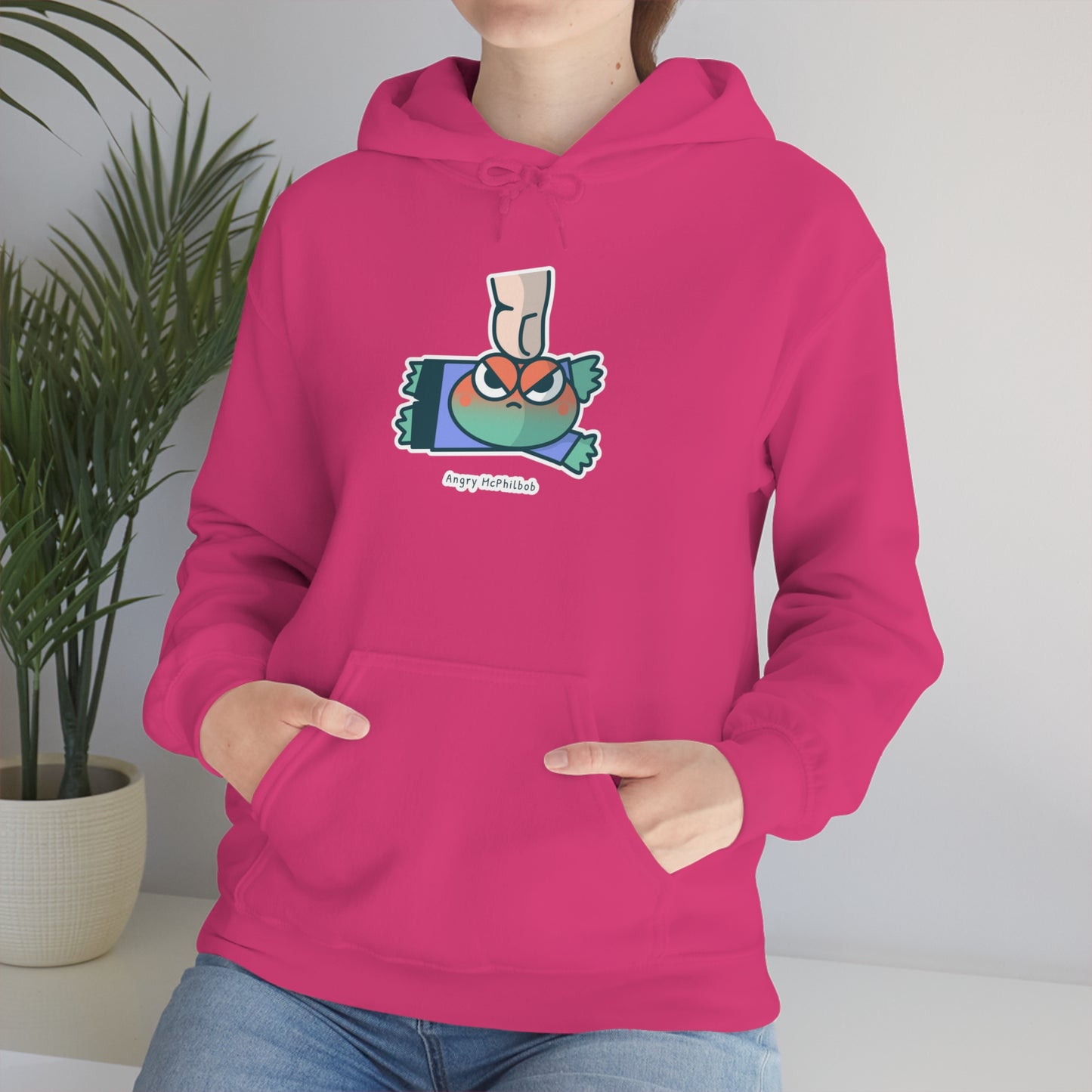Angry McPhilbob Unisex Heavy Blend™ Hooded Sweatshirt