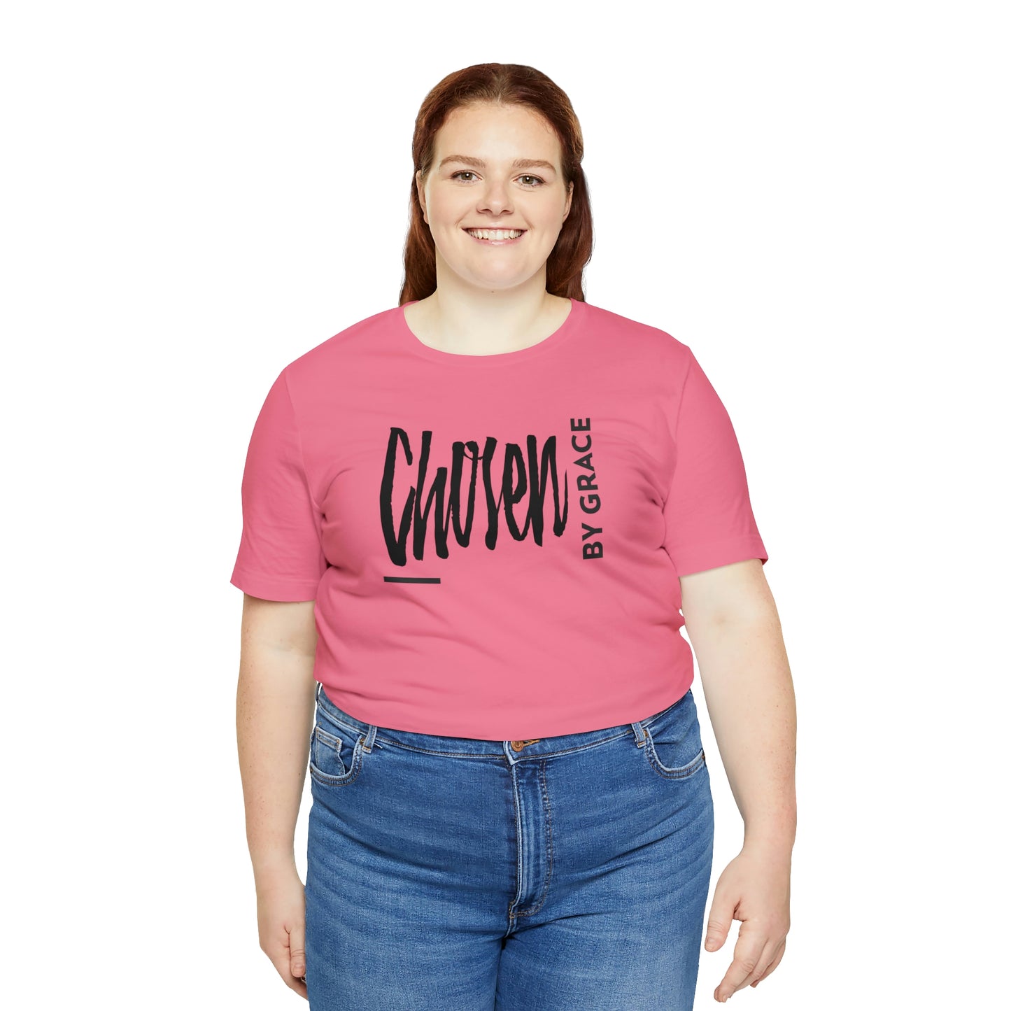 Chosen By Grace Sideways Unisex Jersey Short Sleeve Tee