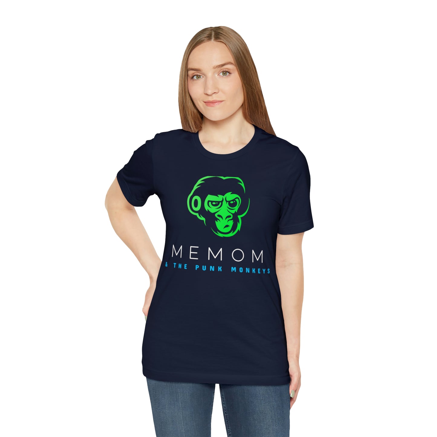 Memom and the Punk Monkeys Logo Unisex Jersey Short Sleeve Tee