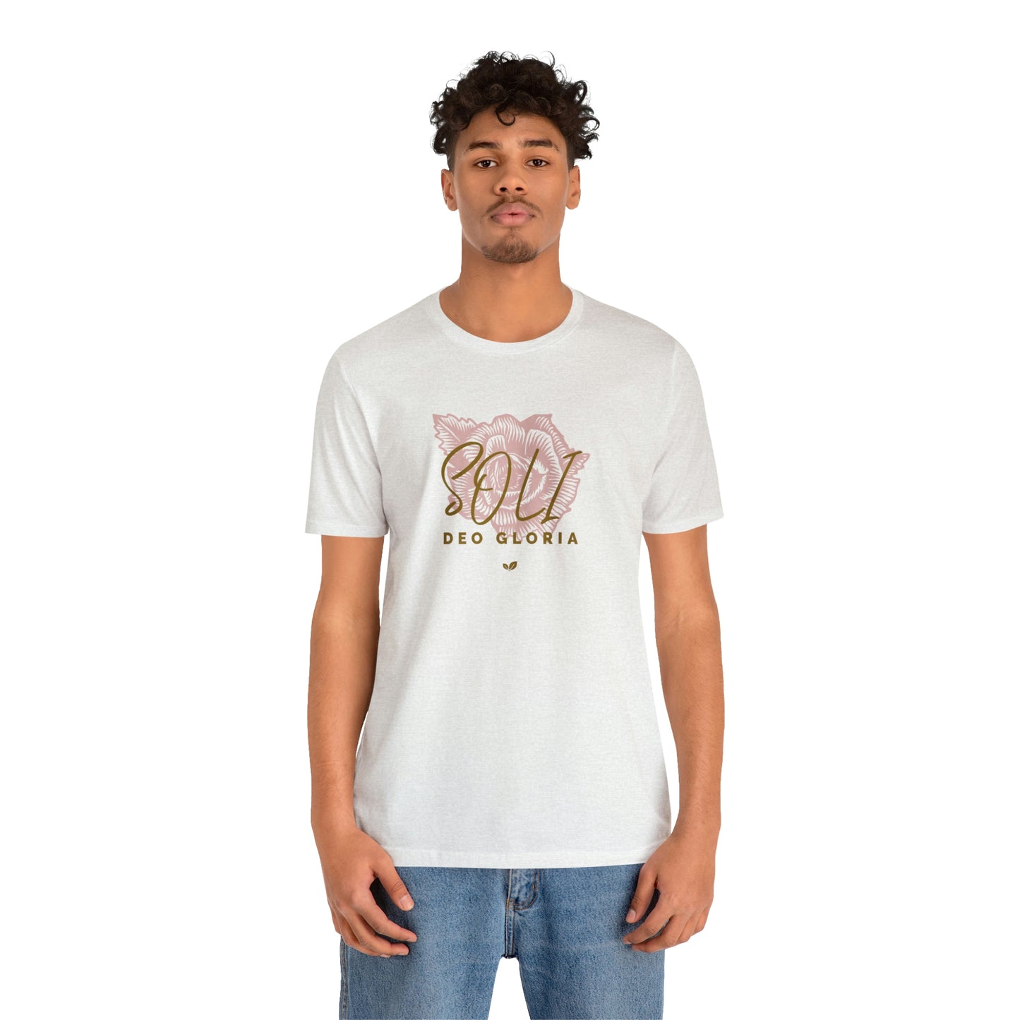 Soli Deo Gloria Rose Unisex Jersey Short Sleeve Tee