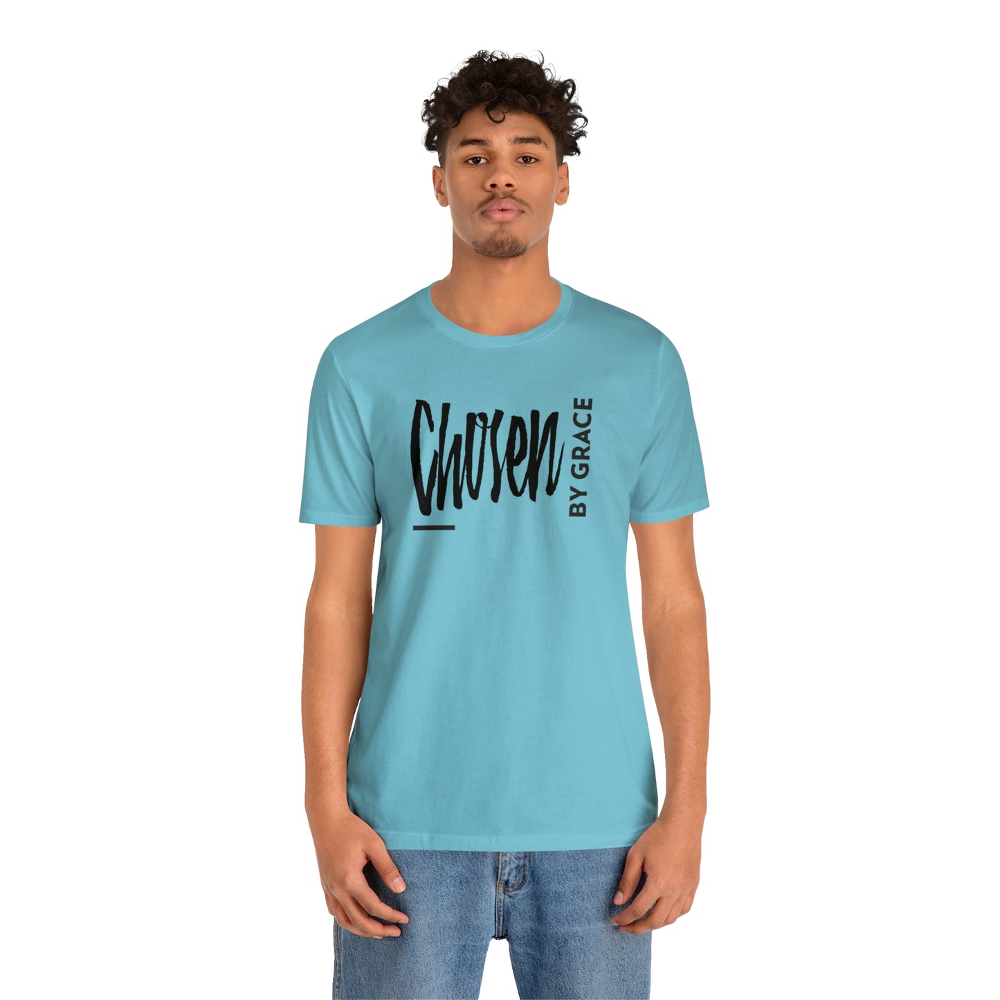 Chosen By Grace Sideways Unisex Jersey Short Sleeve Tee
