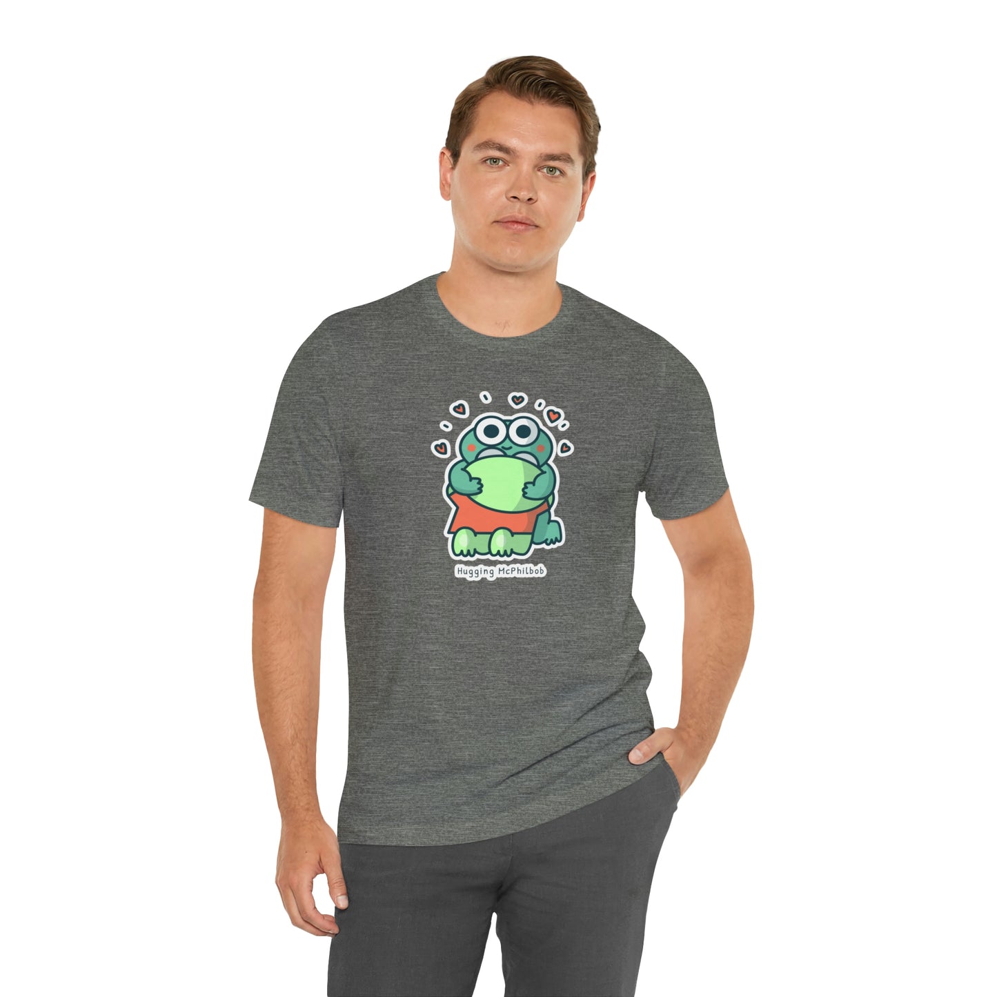 Hugging McPhilbob Unisex Jersey Short Sleeve Tee