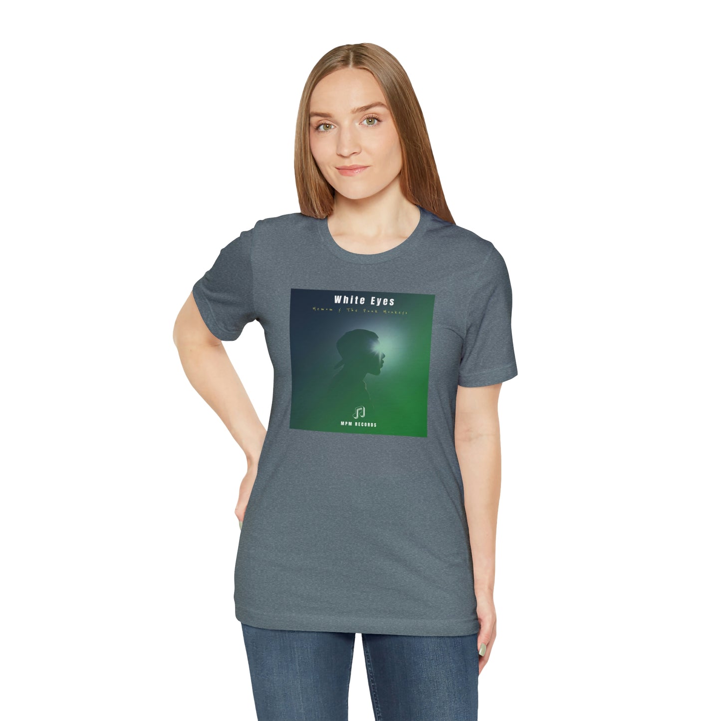 White Eyes Unisex Jersey Short Sleeve Tee