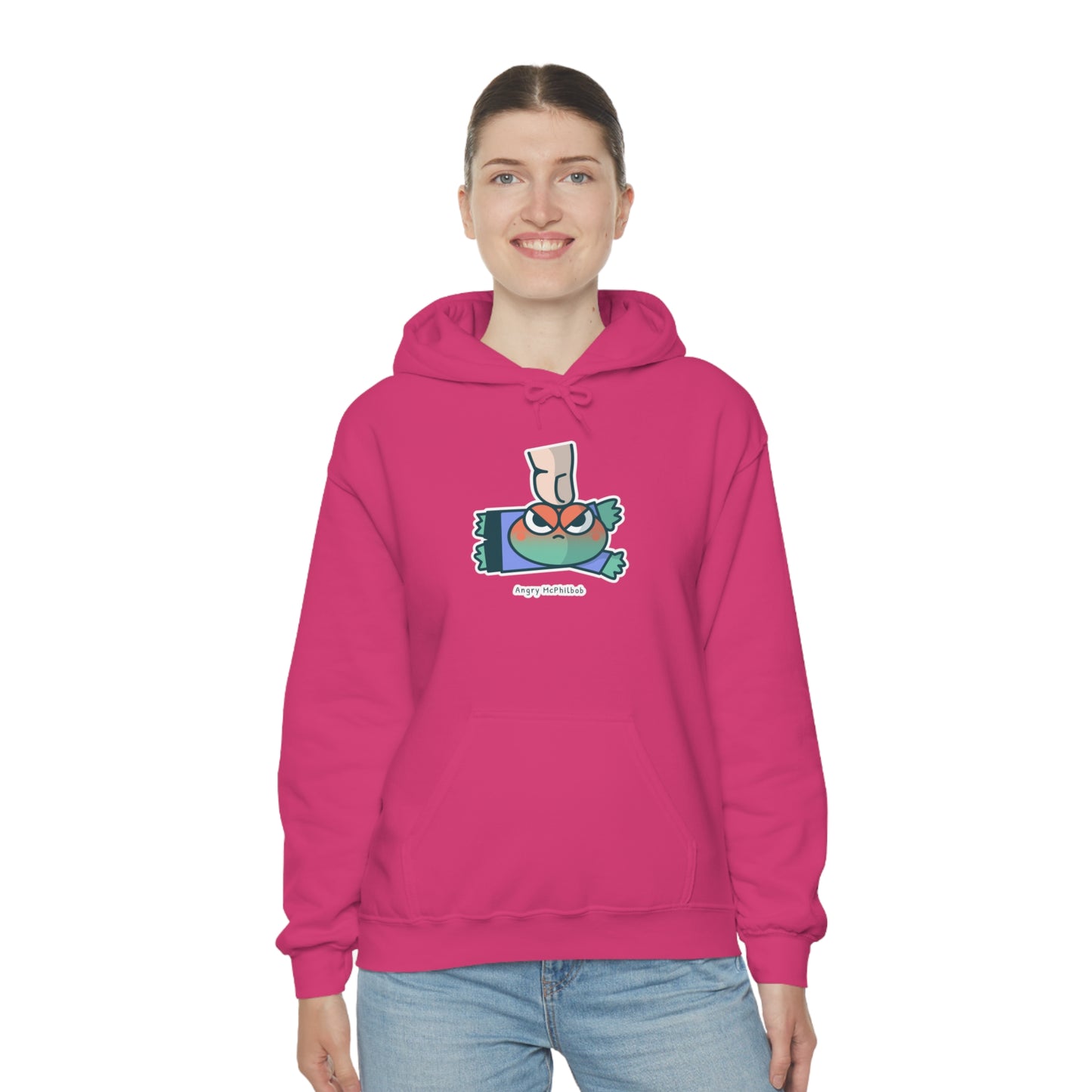 Angry McPhilbob Unisex Heavy Blend™ Hooded Sweatshirt