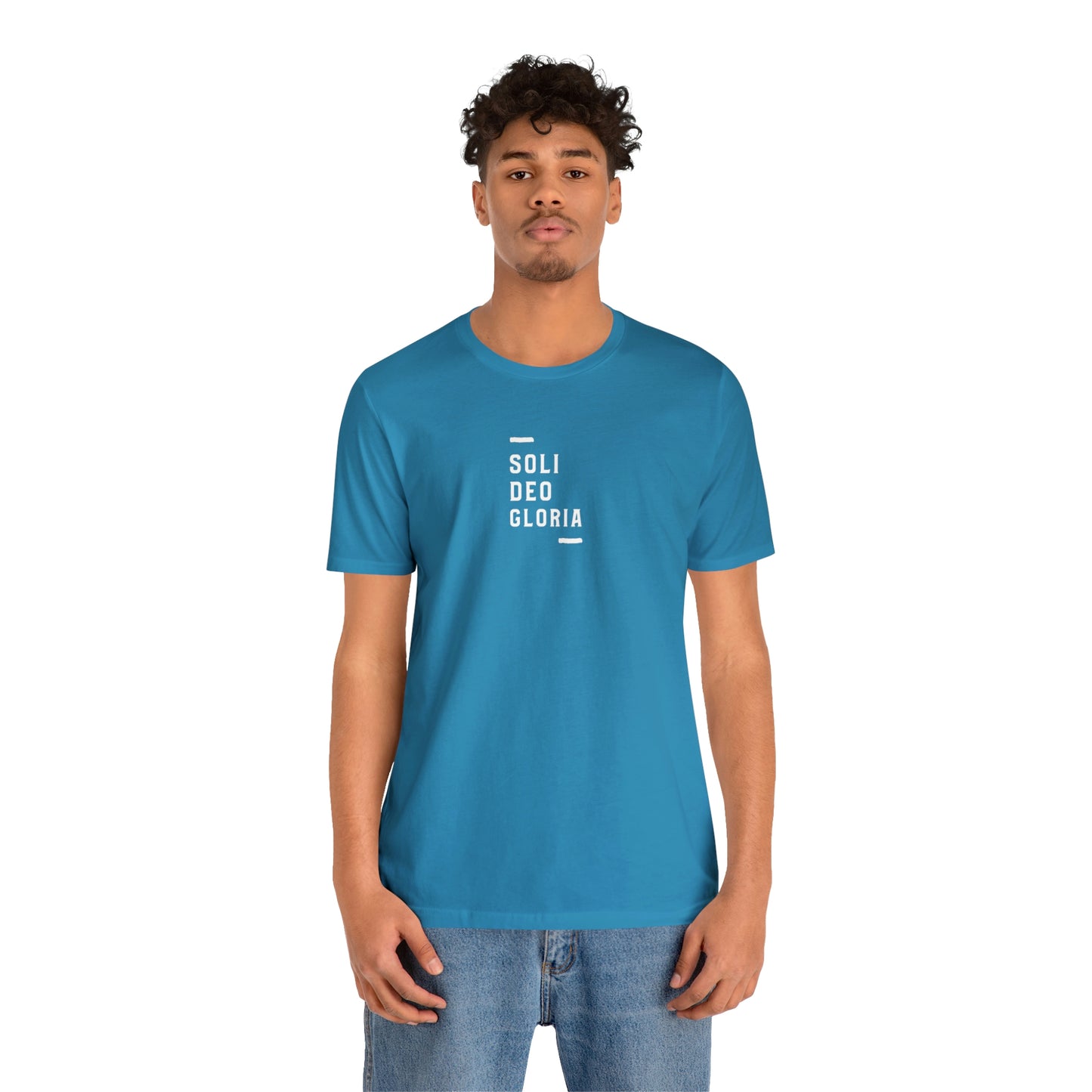 Soli Deo Gloria Simple Classical Unisex Jersey Short Sleeve Tee