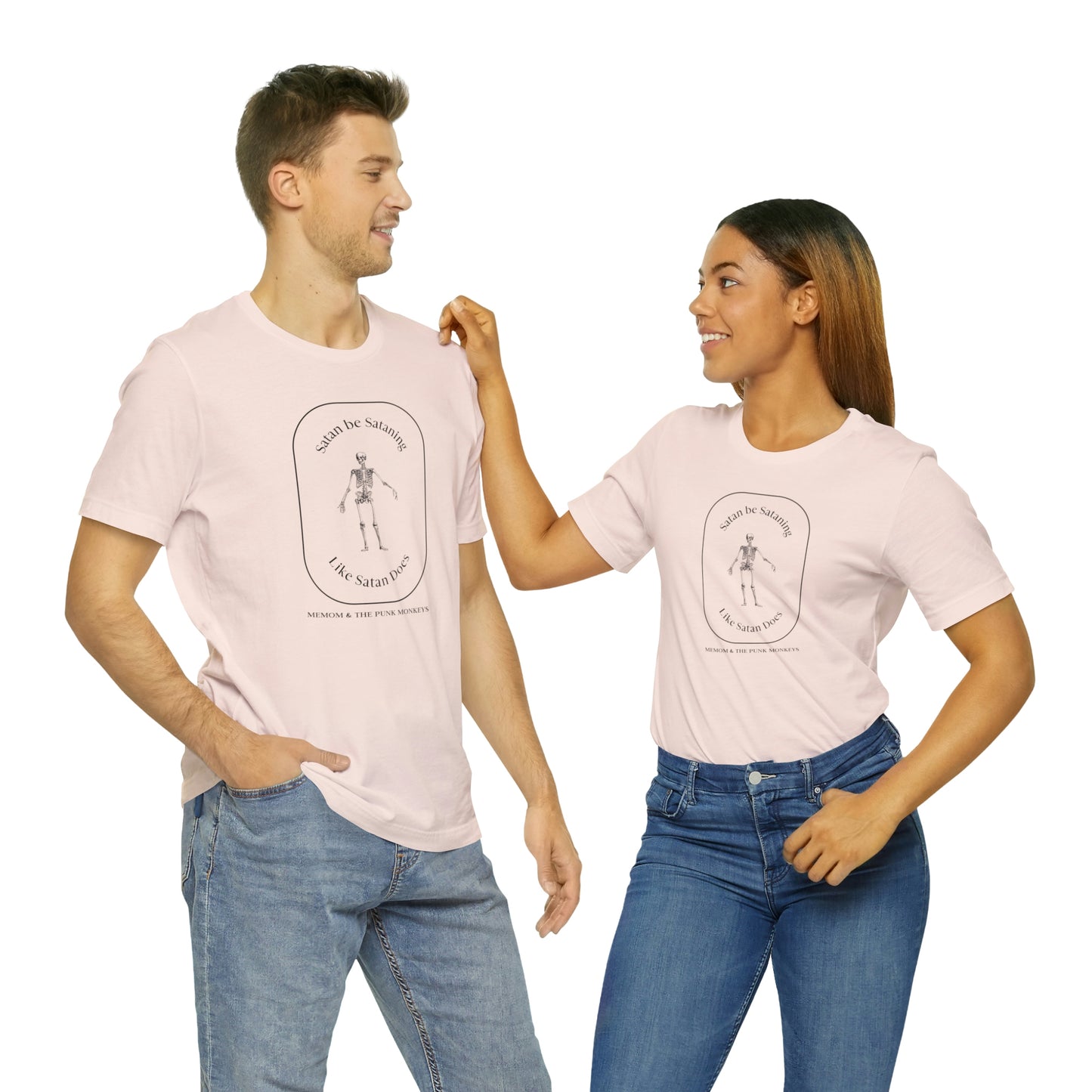 Satan Be Sataning Like Satan Does, Unisex Jersey Short Sleeve Tee