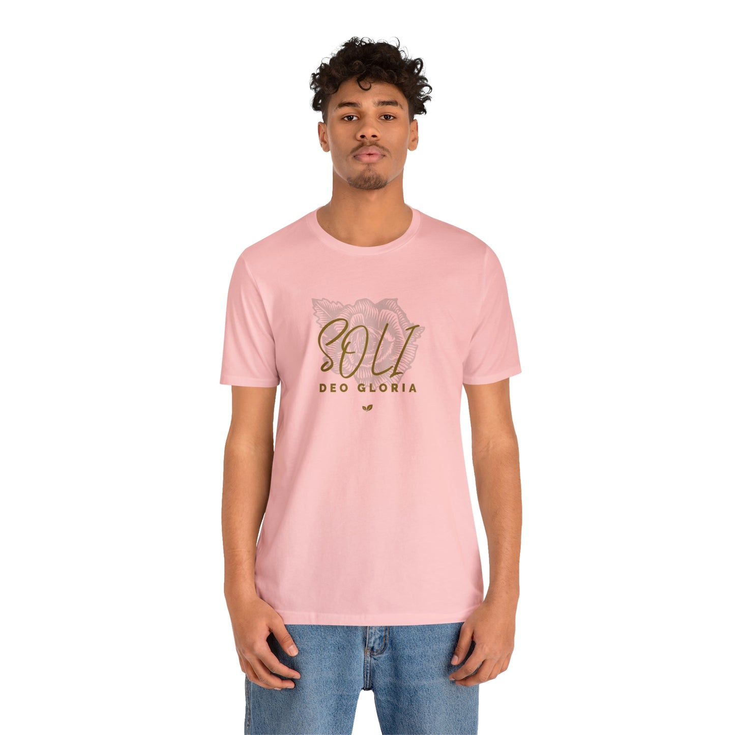 Soli Deo Gloria Rose Unisex Jersey Short Sleeve Tee