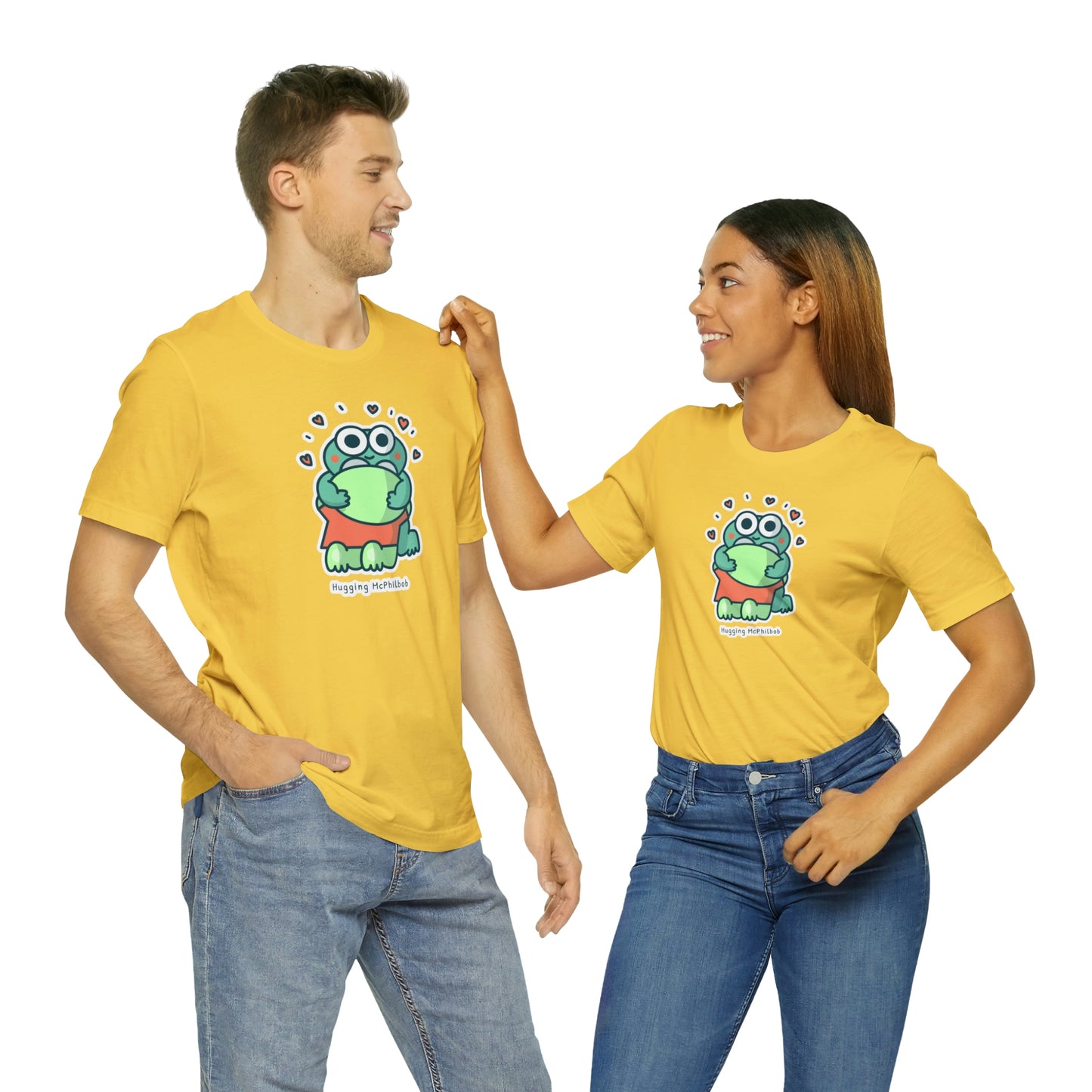 Hugging McPhilbob Unisex Jersey Short Sleeve Tee
