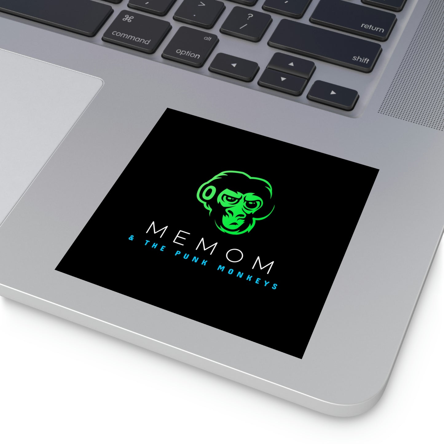 Memom & The Punk Monkeys Square Stickers, Indoor\Outdoor