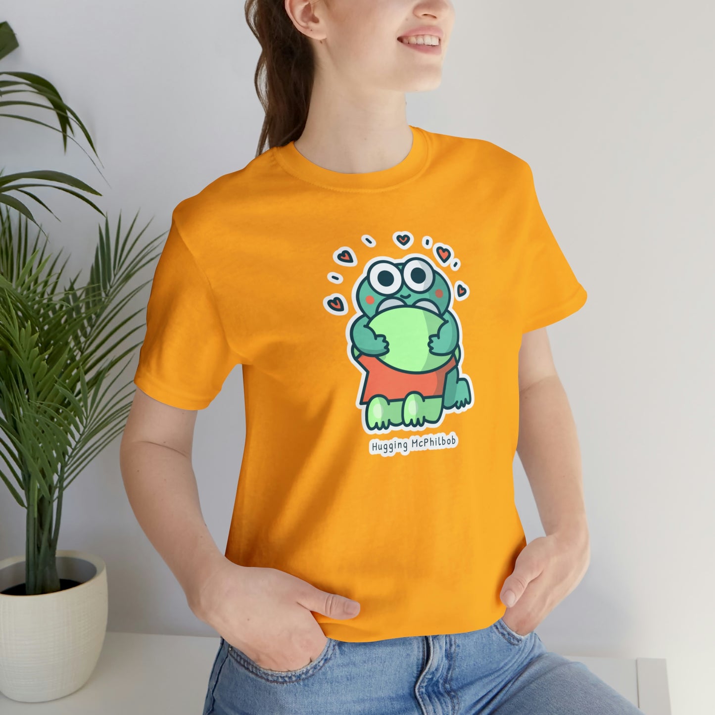 Hugging McPhilbob Unisex Jersey Short Sleeve Tee