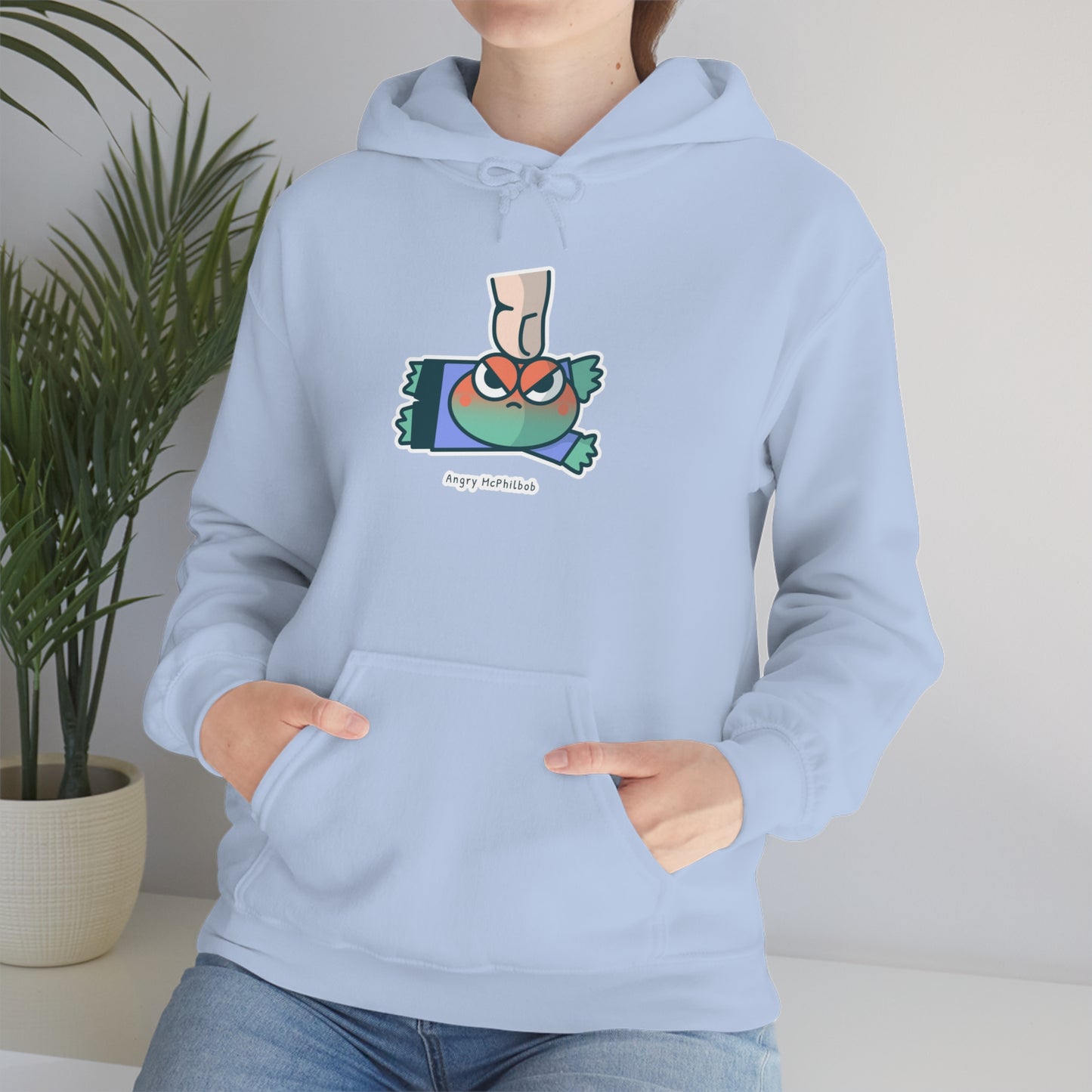 Angry McPhilbob Unisex Heavy Blend™ Hooded Sweatshirt