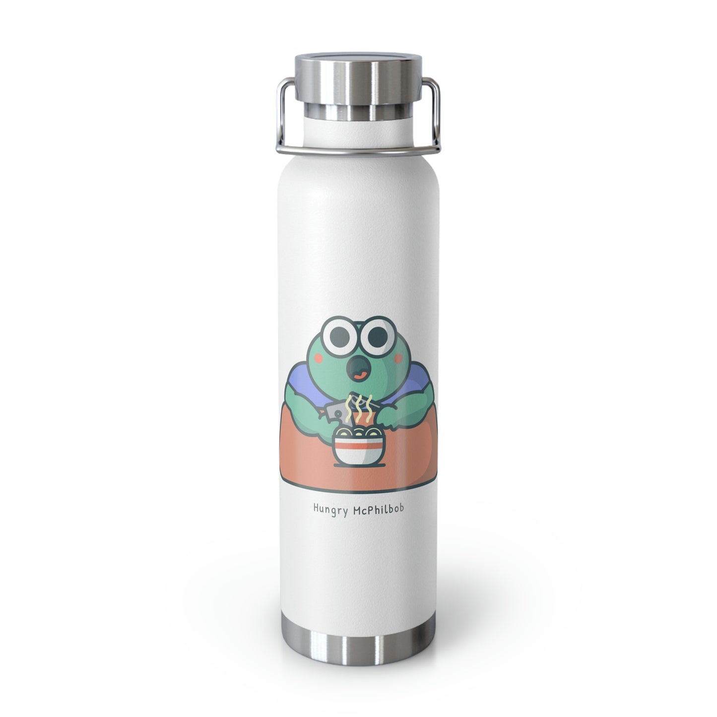 Hungry McPhilbob Copper Vacuum Insulated Bottle, 22oz
