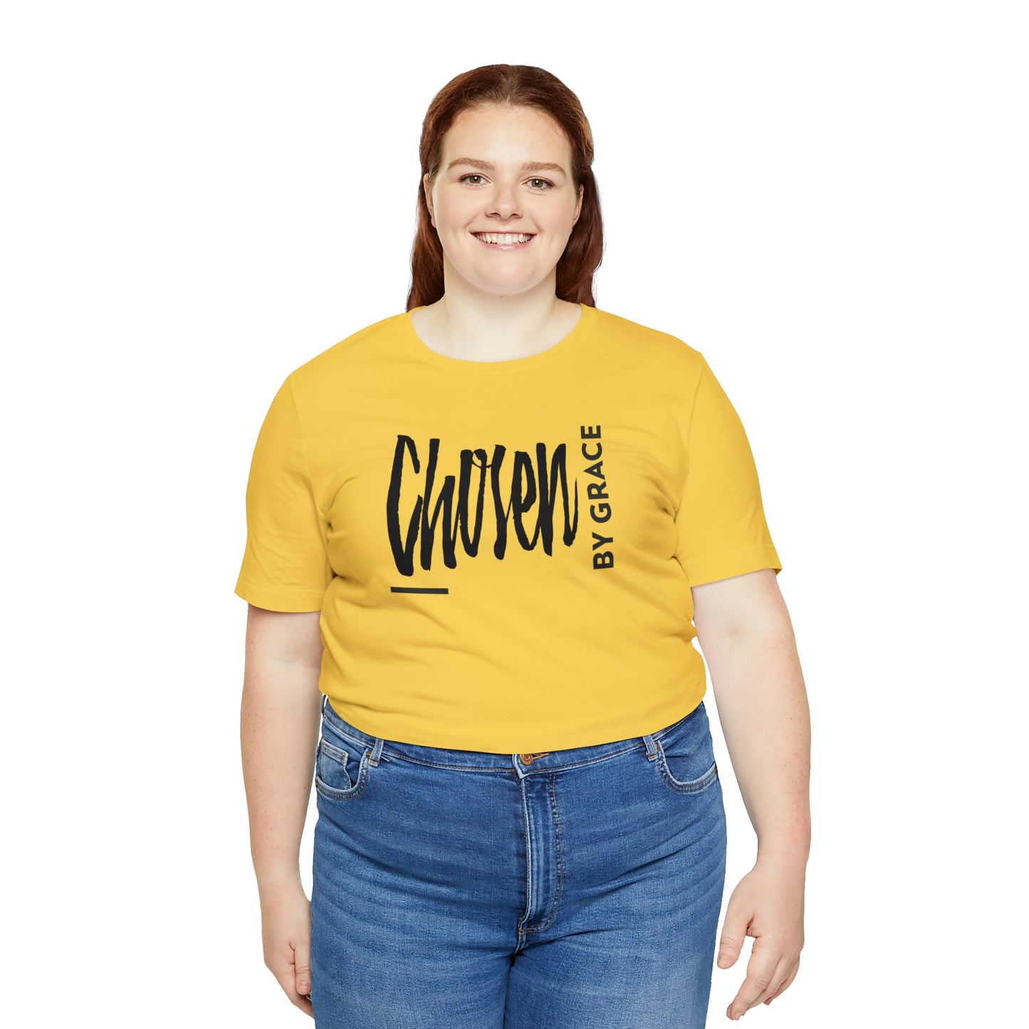 Chosen By Grace Sideways Unisex Jersey Short Sleeve Tee