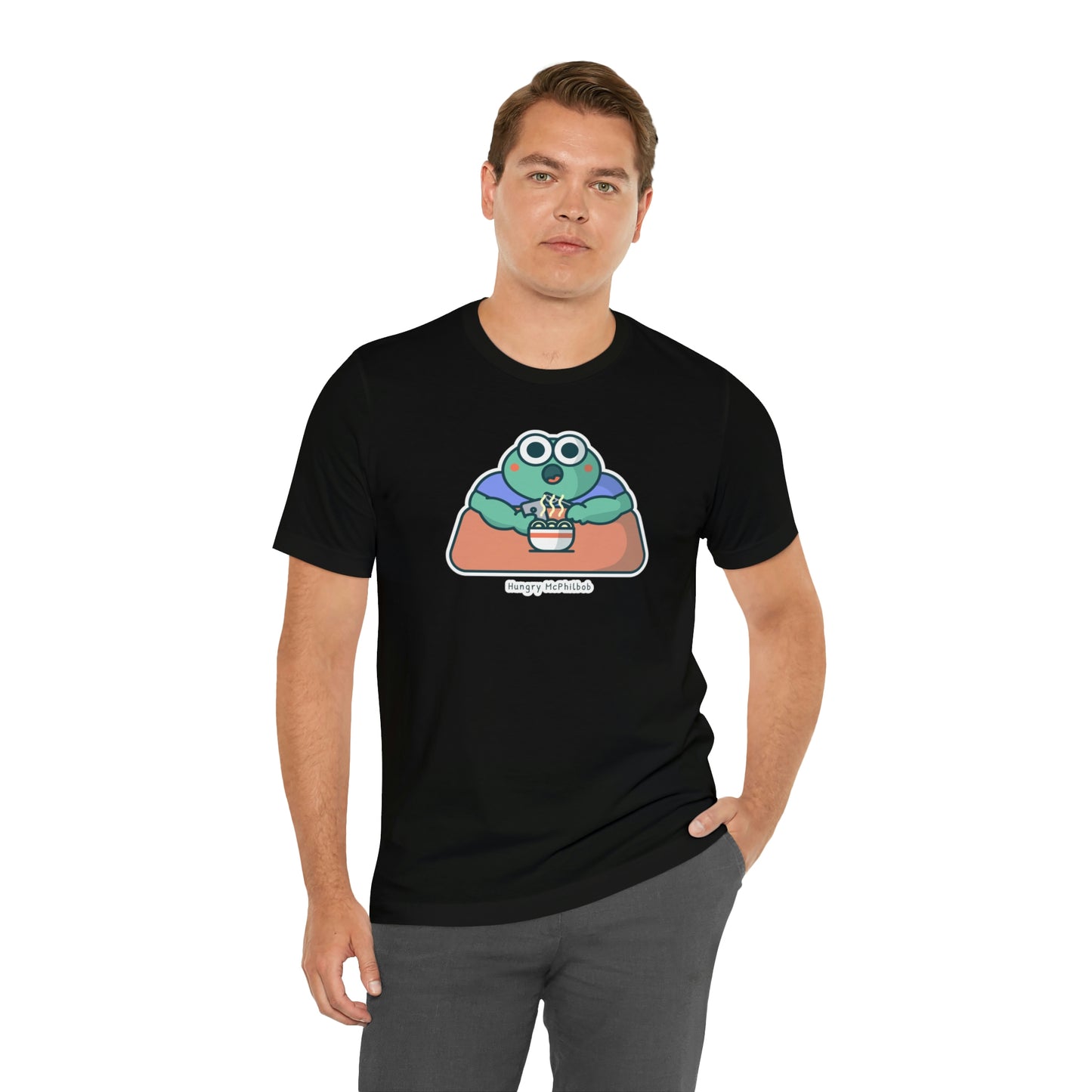 Hungry McPhilbob Unisex Jersey Short Sleeve Tee