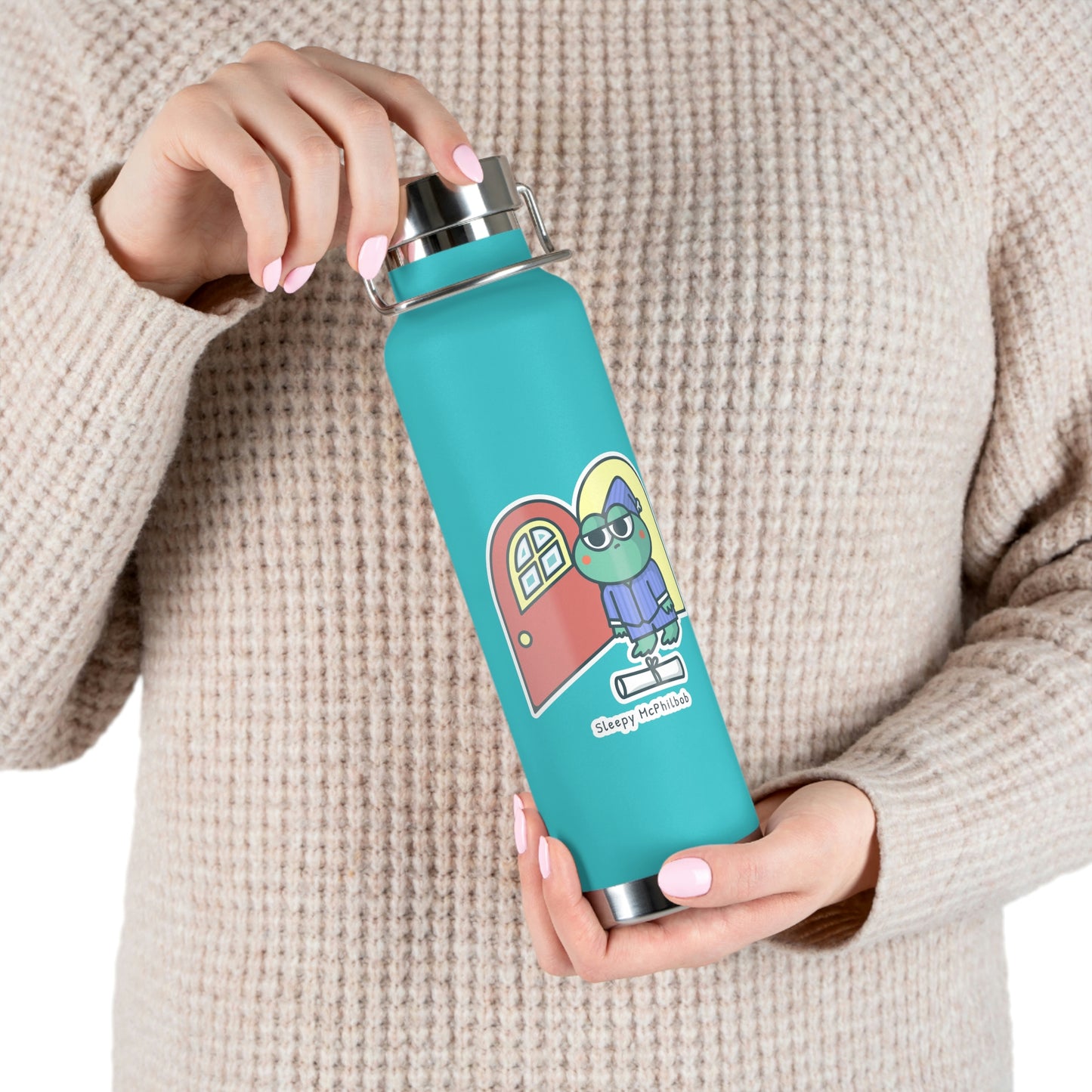 Sleepy McPhilbob 22oz Vacuum Insulated Bottle