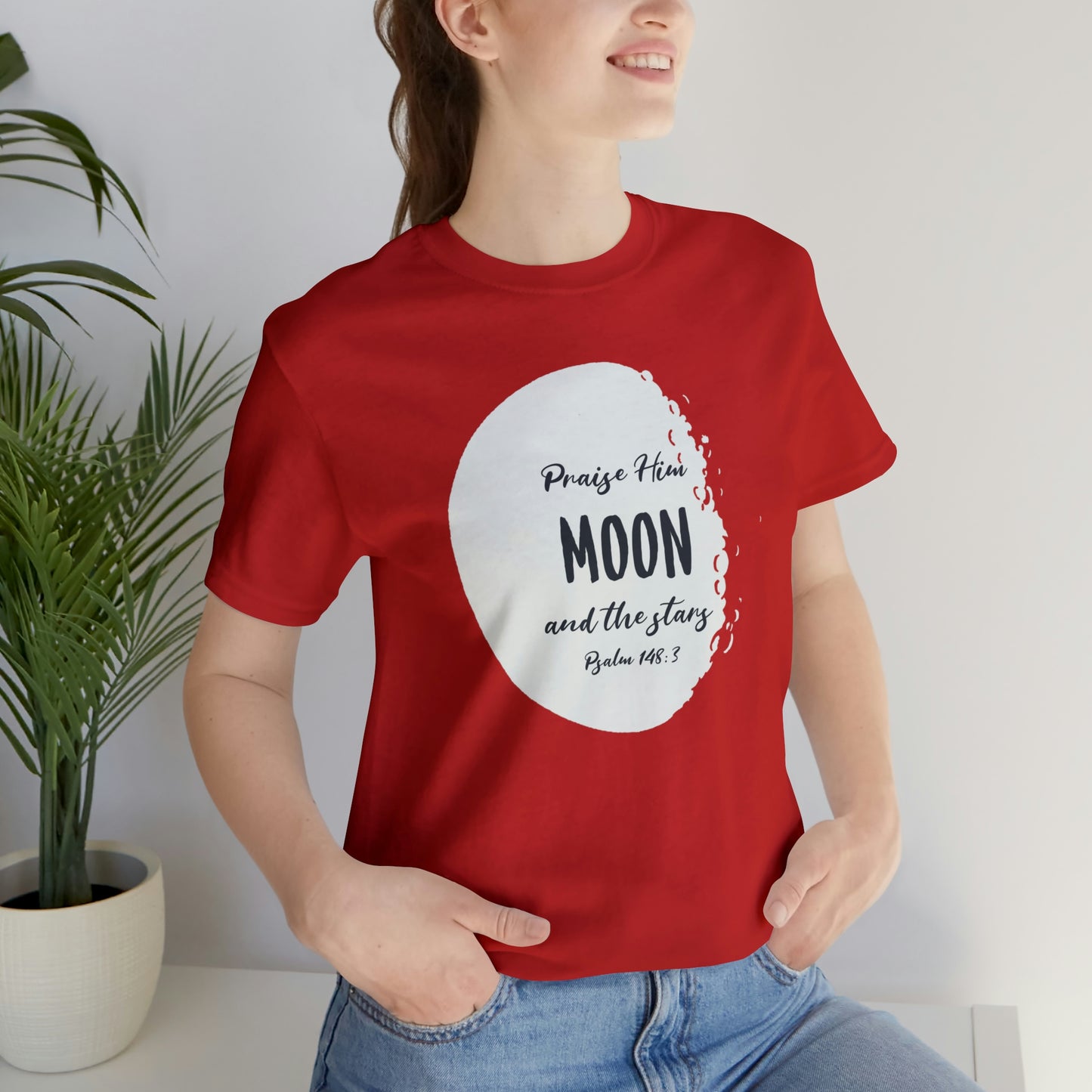 The Moon Unisex Jersey Short Sleeve Tee