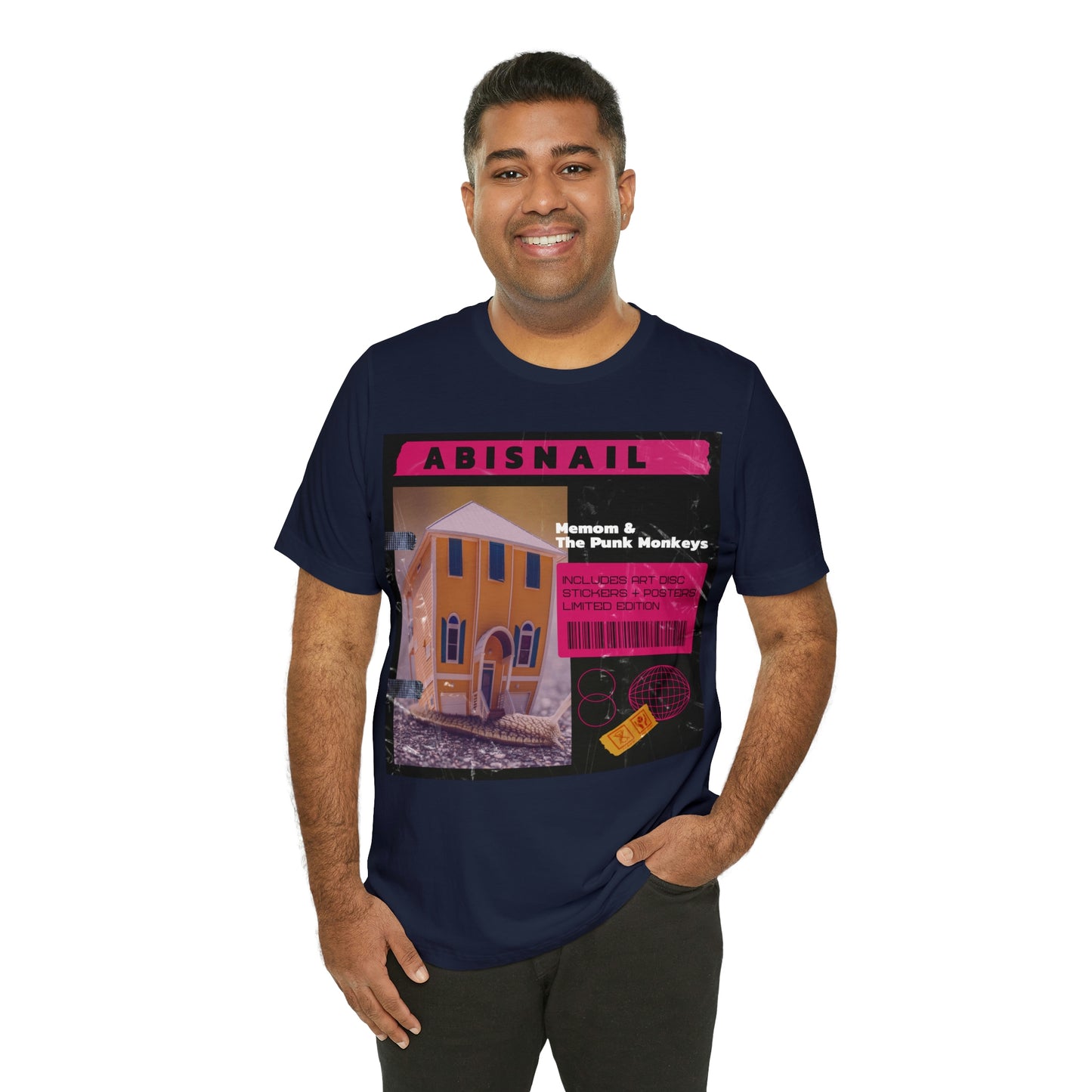 Abisnail Unisex Jersey Short Sleeve Tee