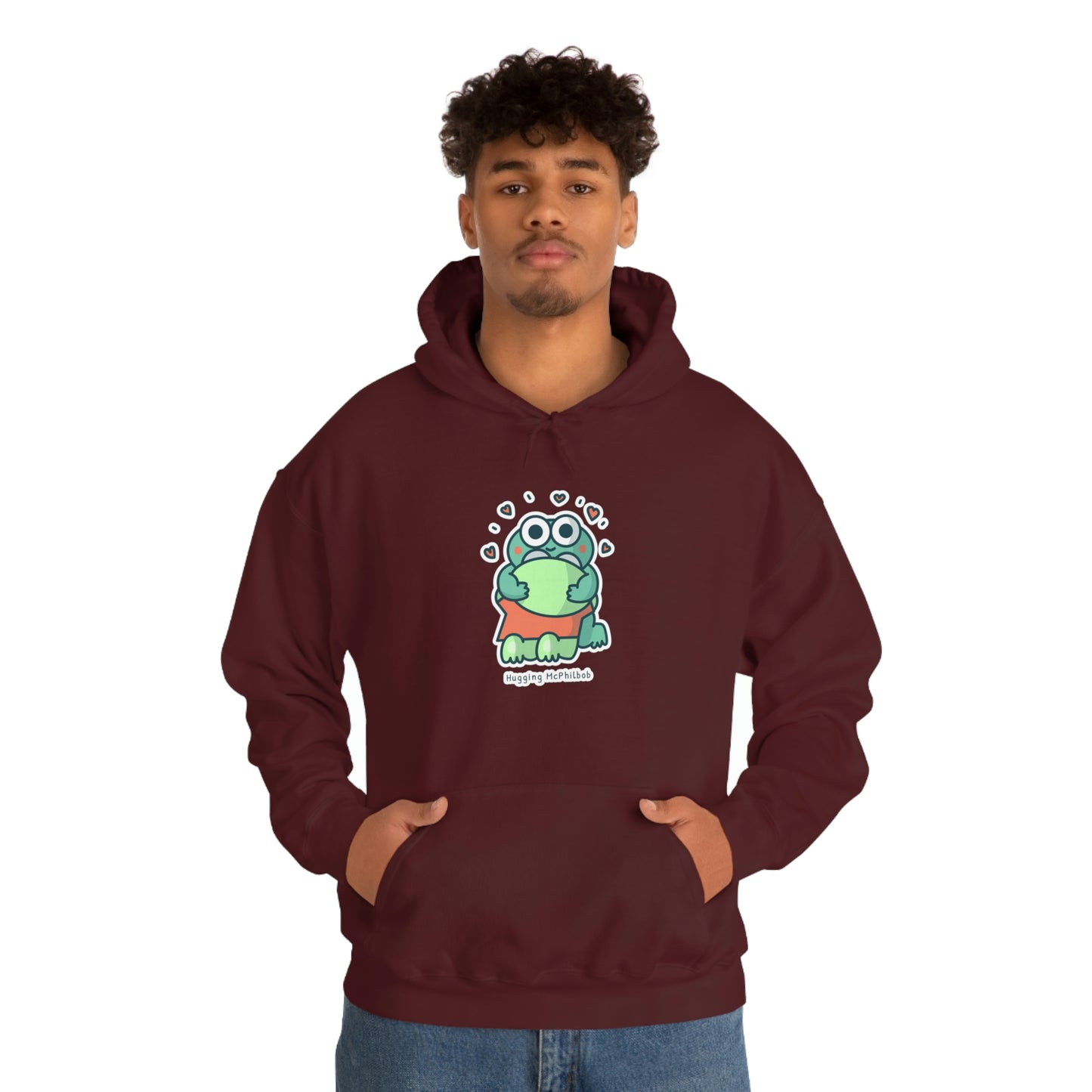 Hugging McPhilbob Unisex Heavy Blend™ Hooded Sweatshirt
