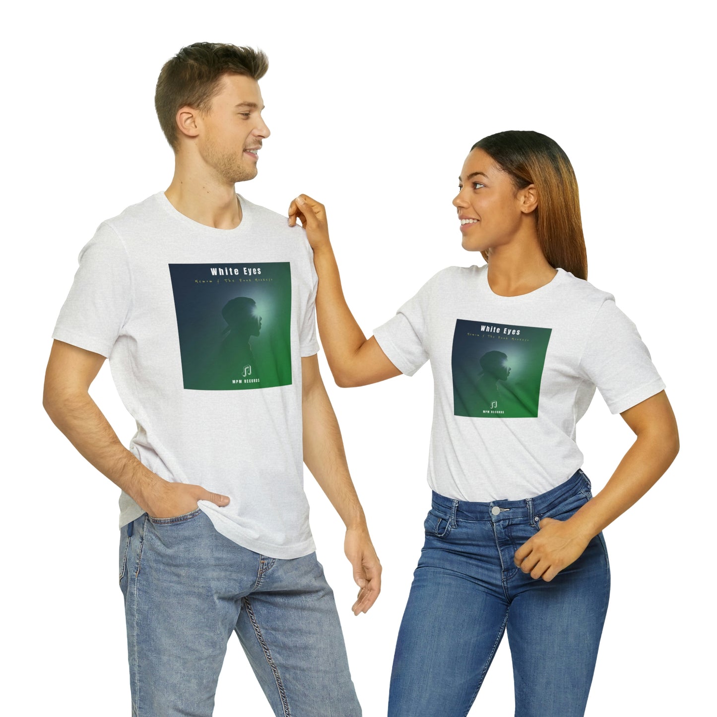 White Eyes Unisex Jersey Short Sleeve Tee