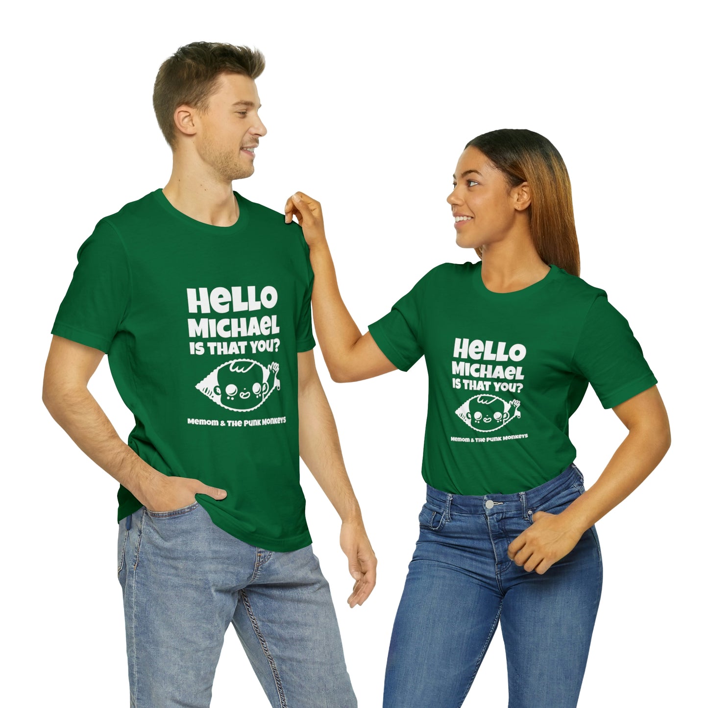 Hello Michael is that you? Unisex Jersey Short Sleeve Tee