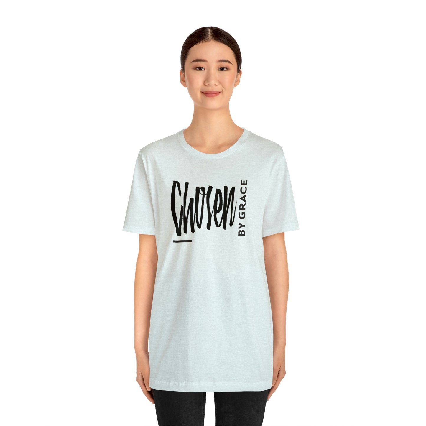 Chosen By Grace Sideways Unisex Jersey Short Sleeve Tee