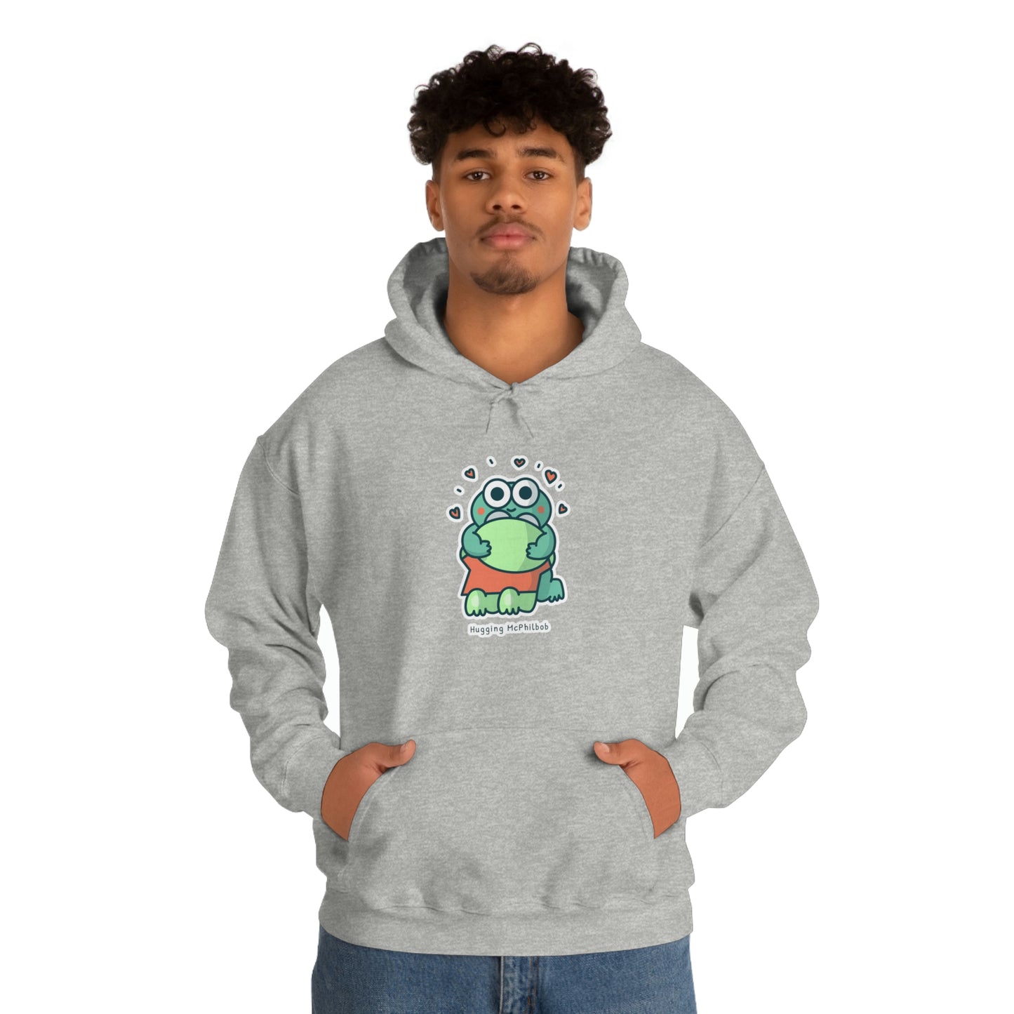 Hugging McPhilbob Unisex Heavy Blend™ Hooded Sweatshirt