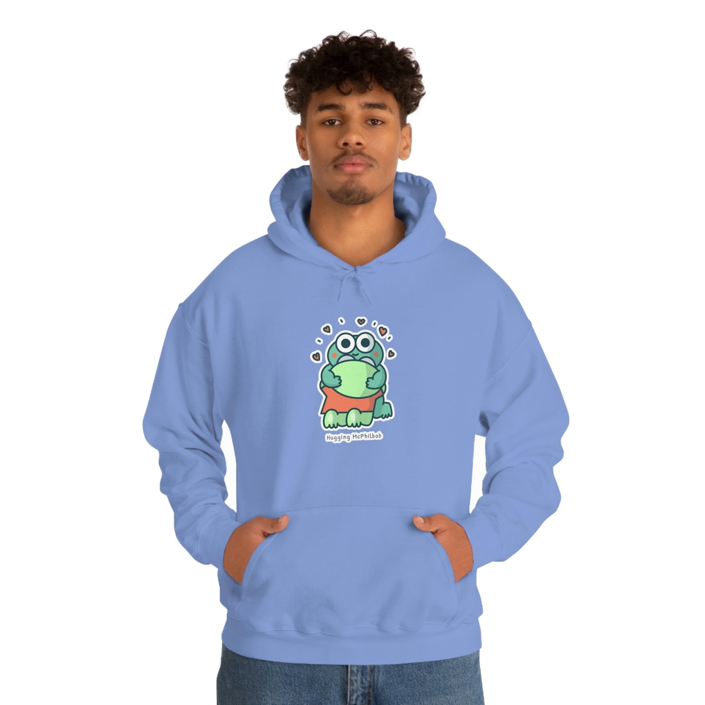 Hugging McPhilbob Unisex Heavy Blend™ Hooded Sweatshirt