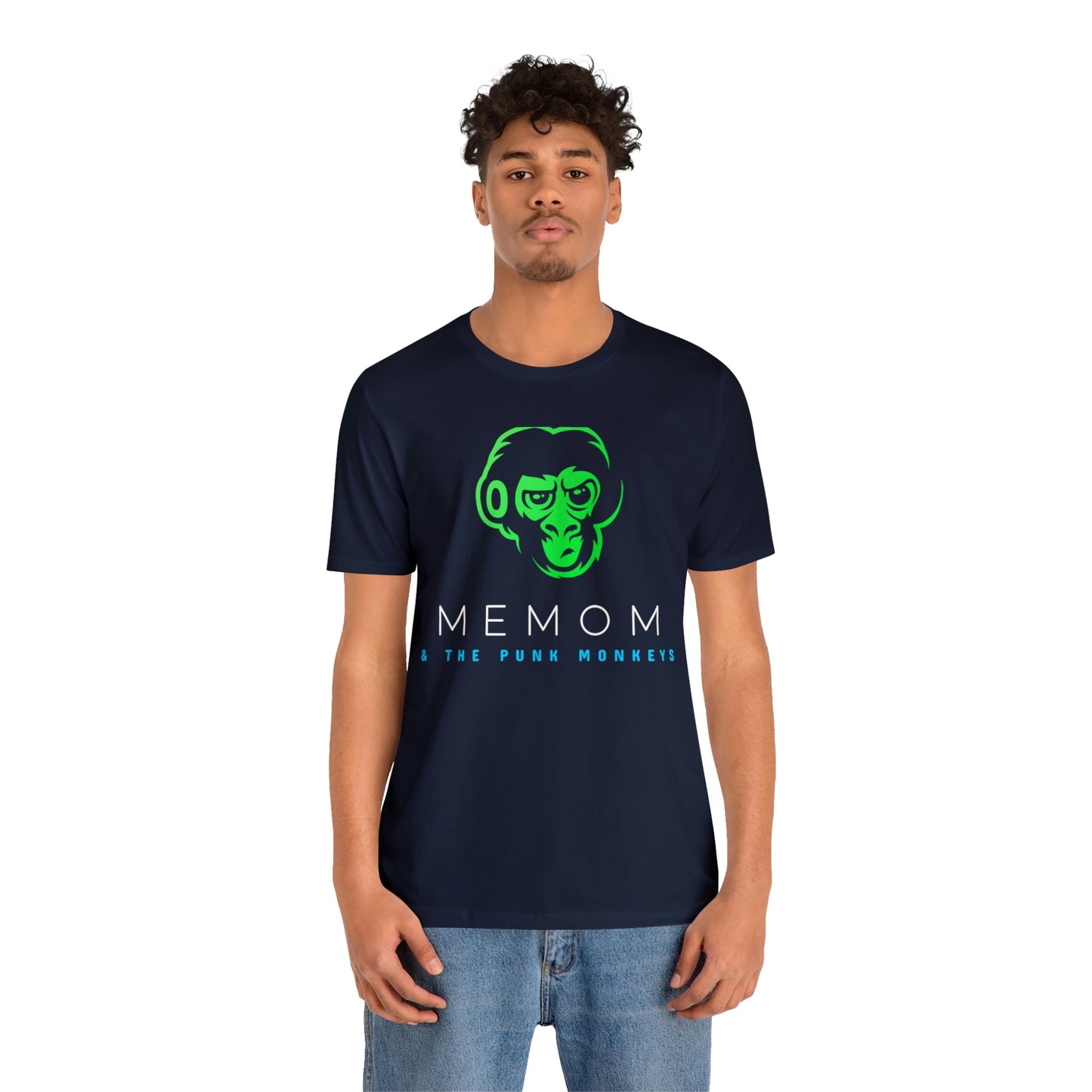 Memom and the Punk Monkeys Logo Unisex Jersey Short Sleeve Tee