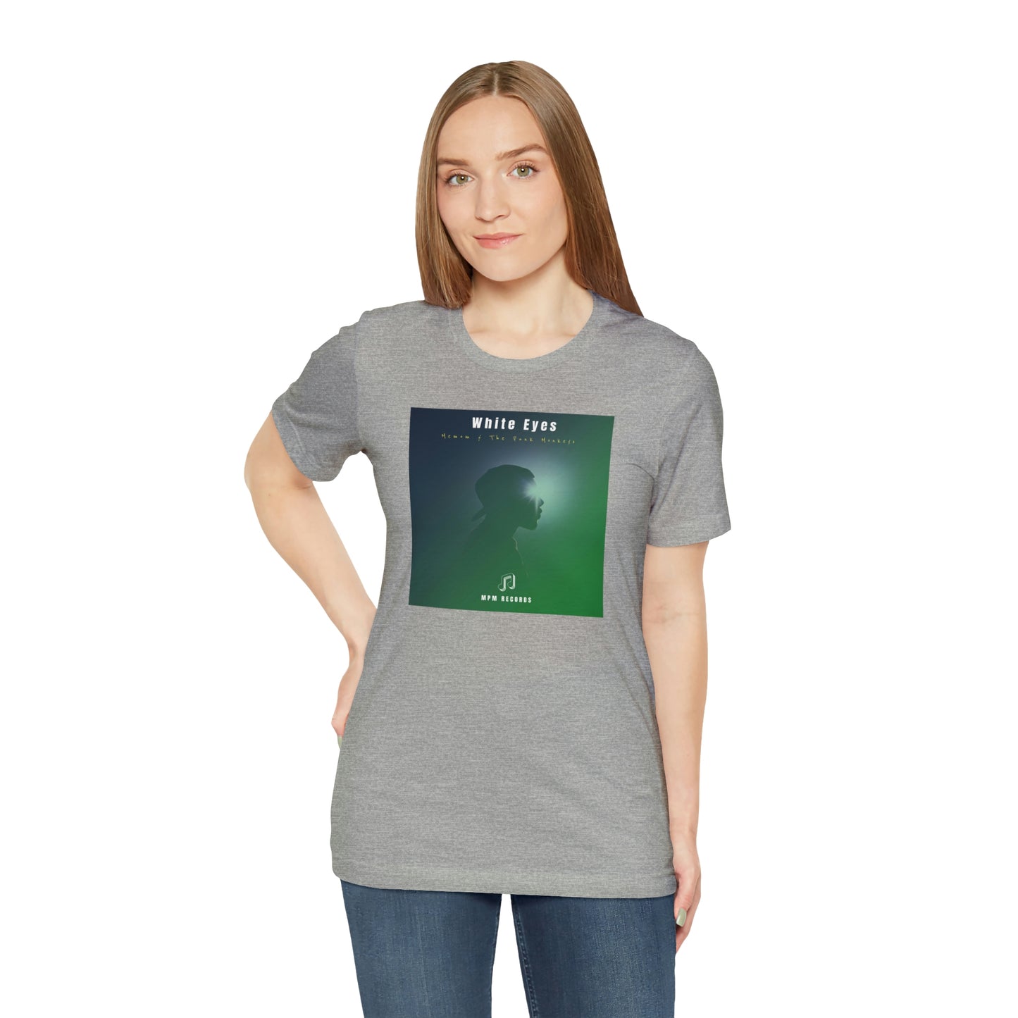 White Eyes Unisex Jersey Short Sleeve Tee