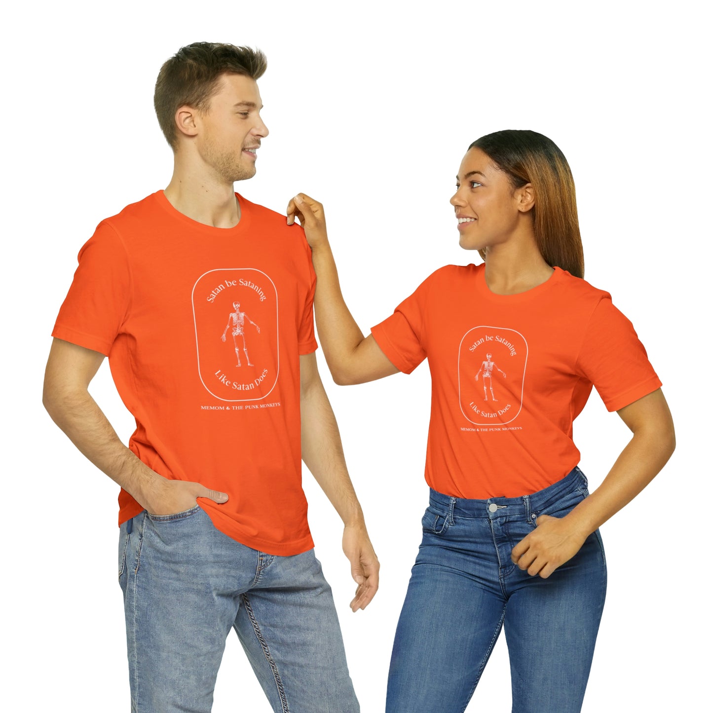 Satan Be Sataning Like Satan Does, Unisex Jersey Short Sleeve Tee