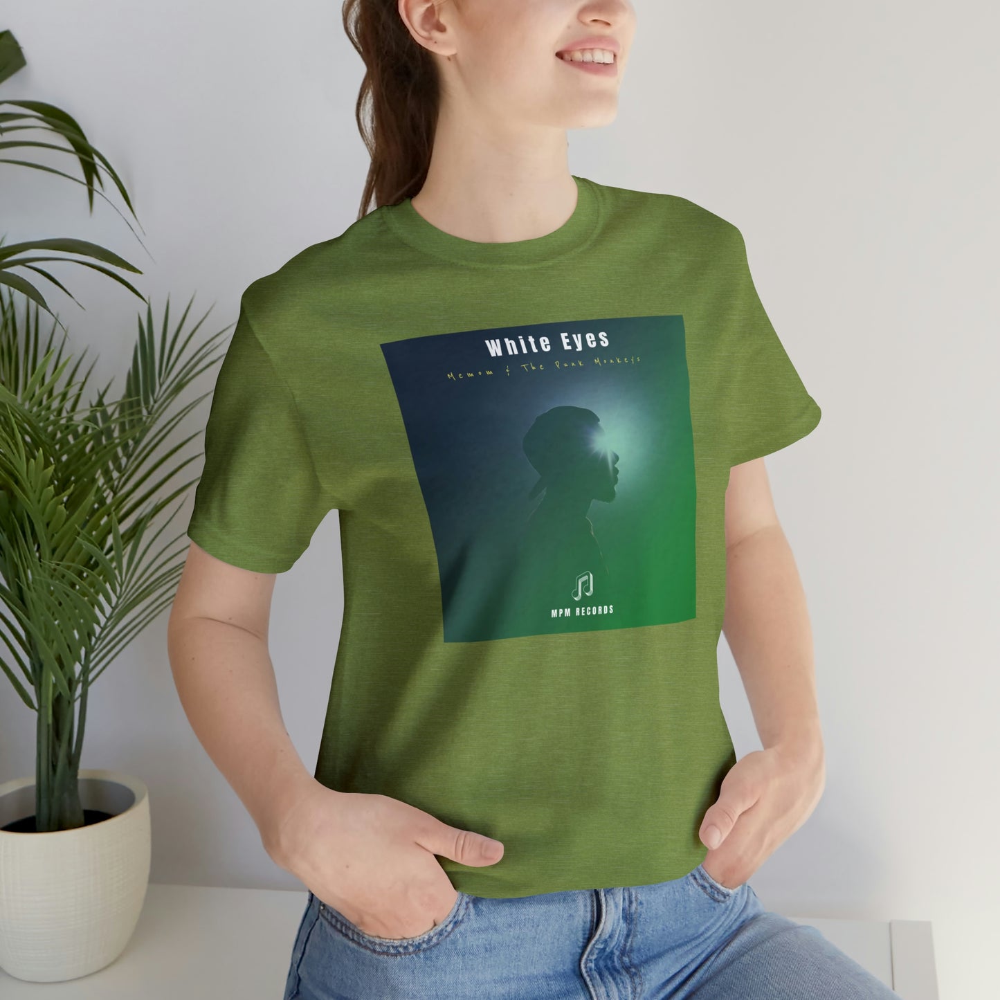 White Eyes Unisex Jersey Short Sleeve Tee