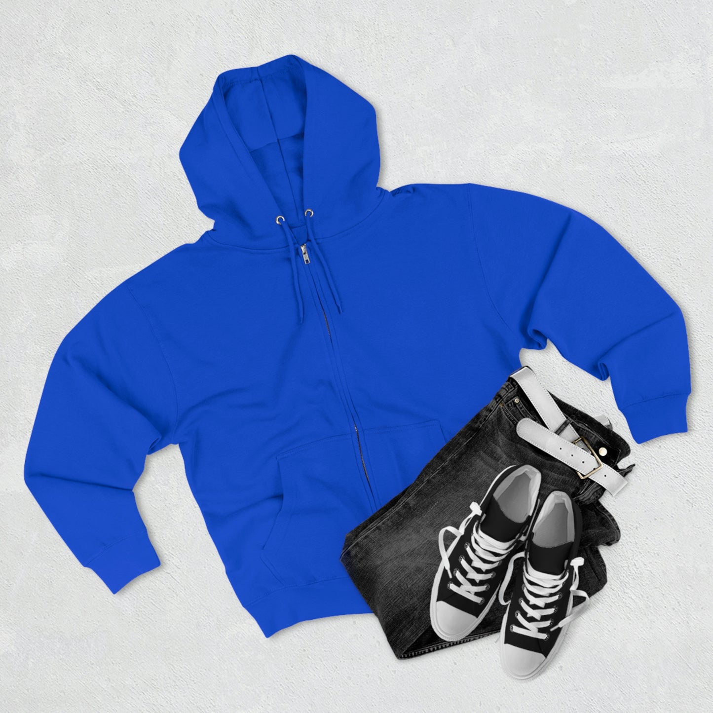 Memom & The Punk Monkeys Unisex Premium Full Zip Hoodie
