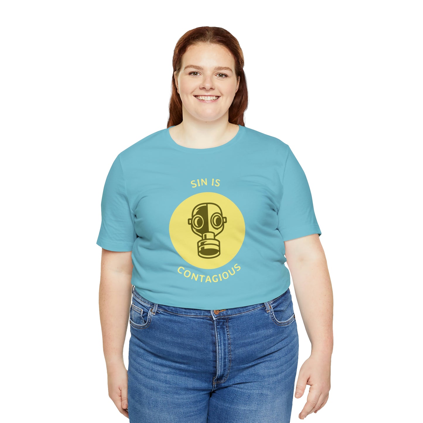 Sin is Contagious Unisex Jersey Short Sleeve Tee