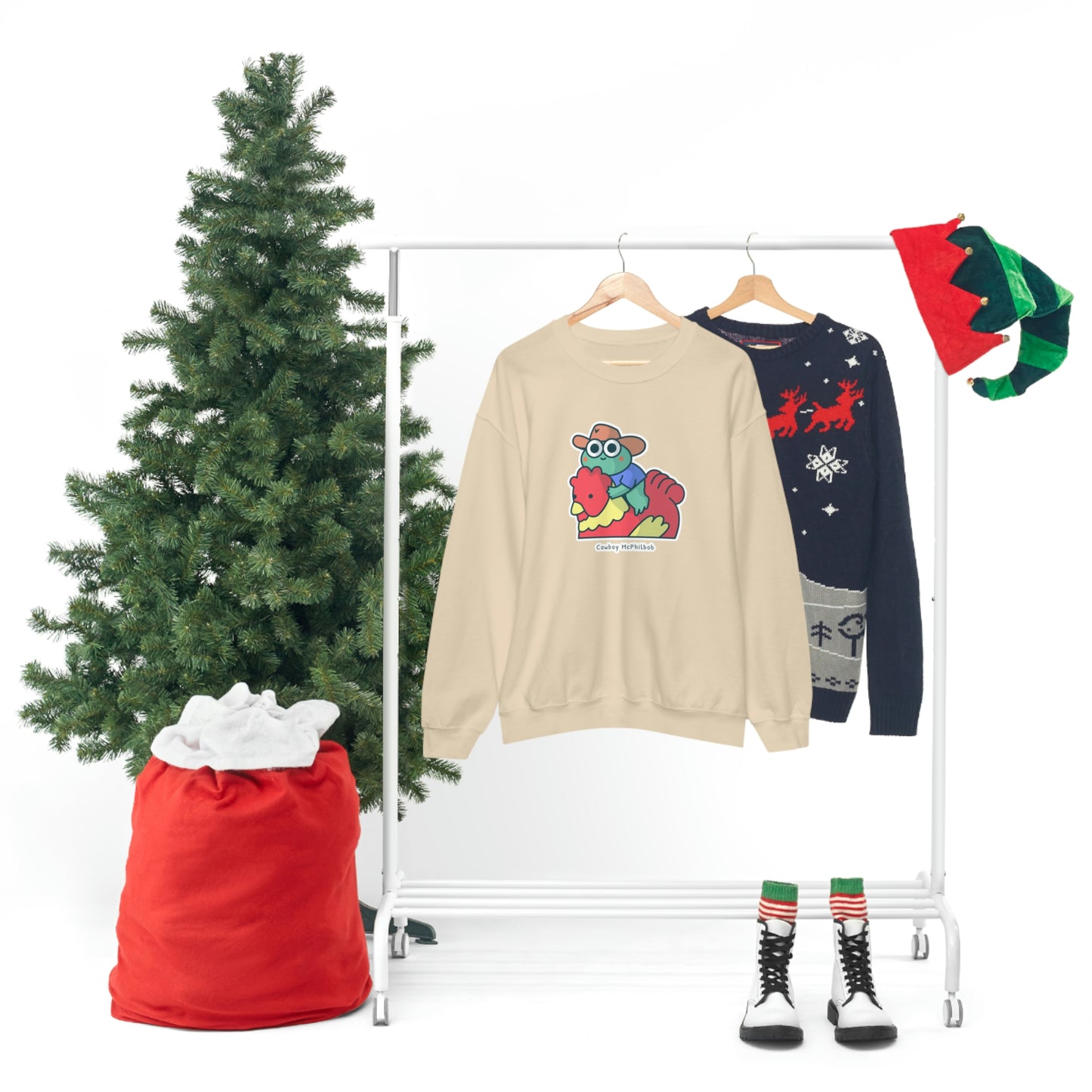 Cowboy McPhilbob Unisex Heavy Blend™ Crewneck Sweatshirt