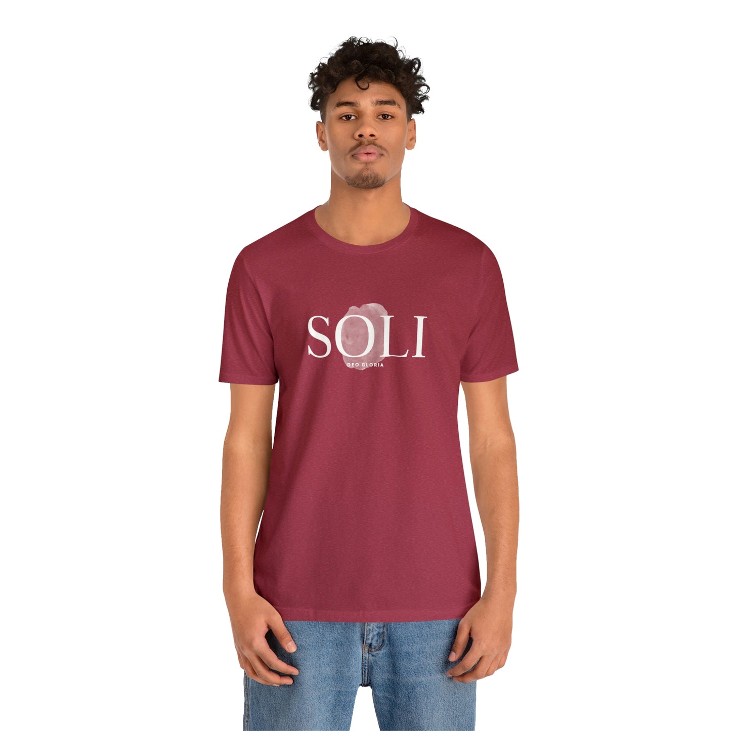 Soli Deo Gloria Paintbrush Unisex Jersey Short Sleeve Tee