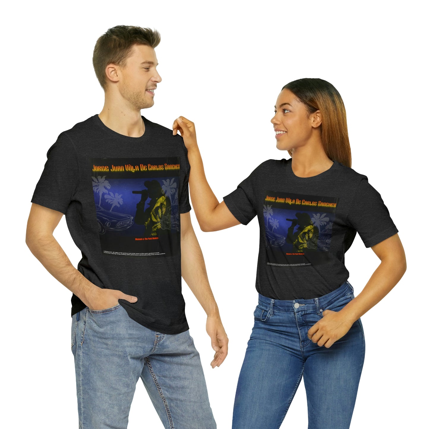 Jorge Juan Villa De Carlos Sanchez Unisex Jersey Short Sleeve Tee