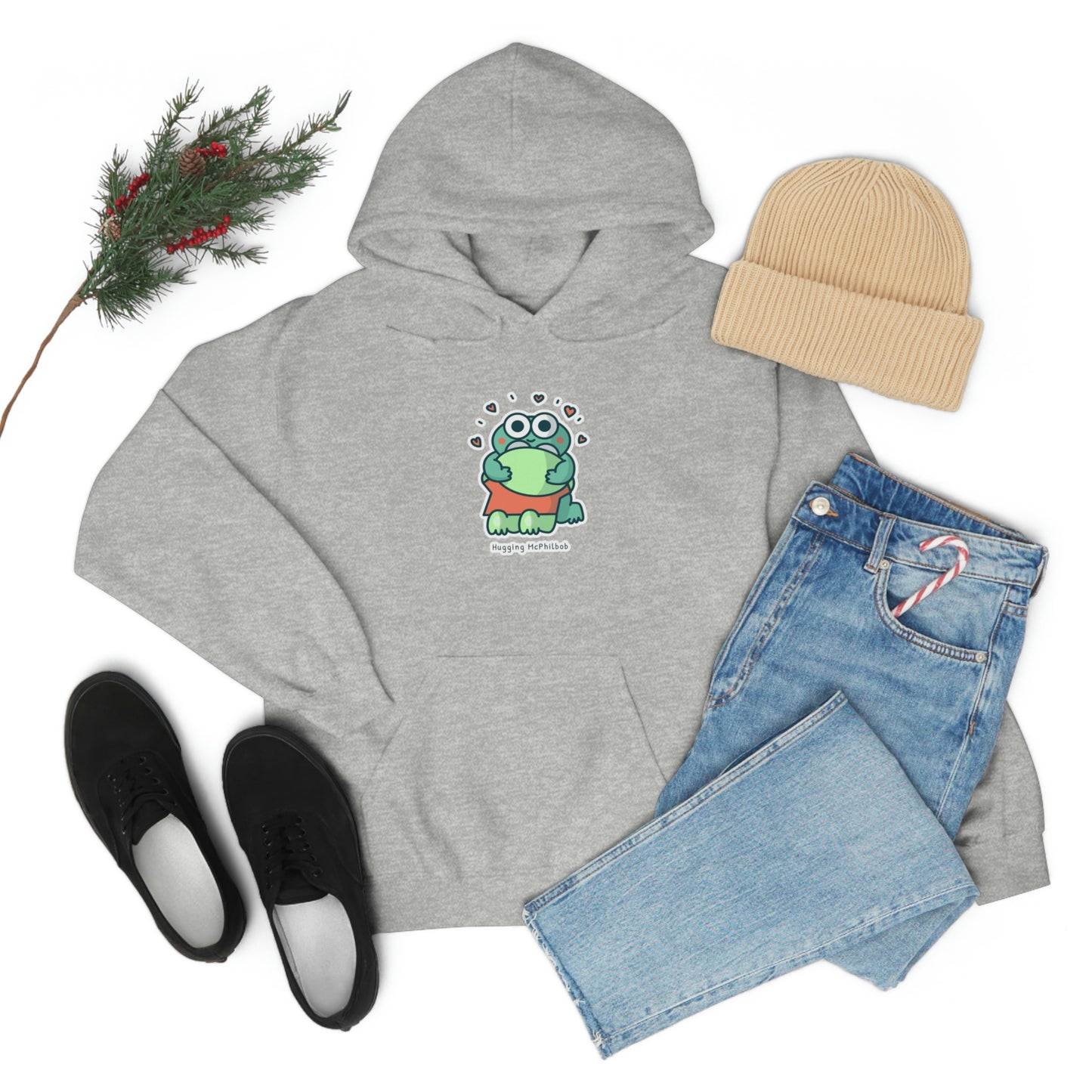 Hugging McPhilbob Unisex Heavy Blend™ Hooded Sweatshirt